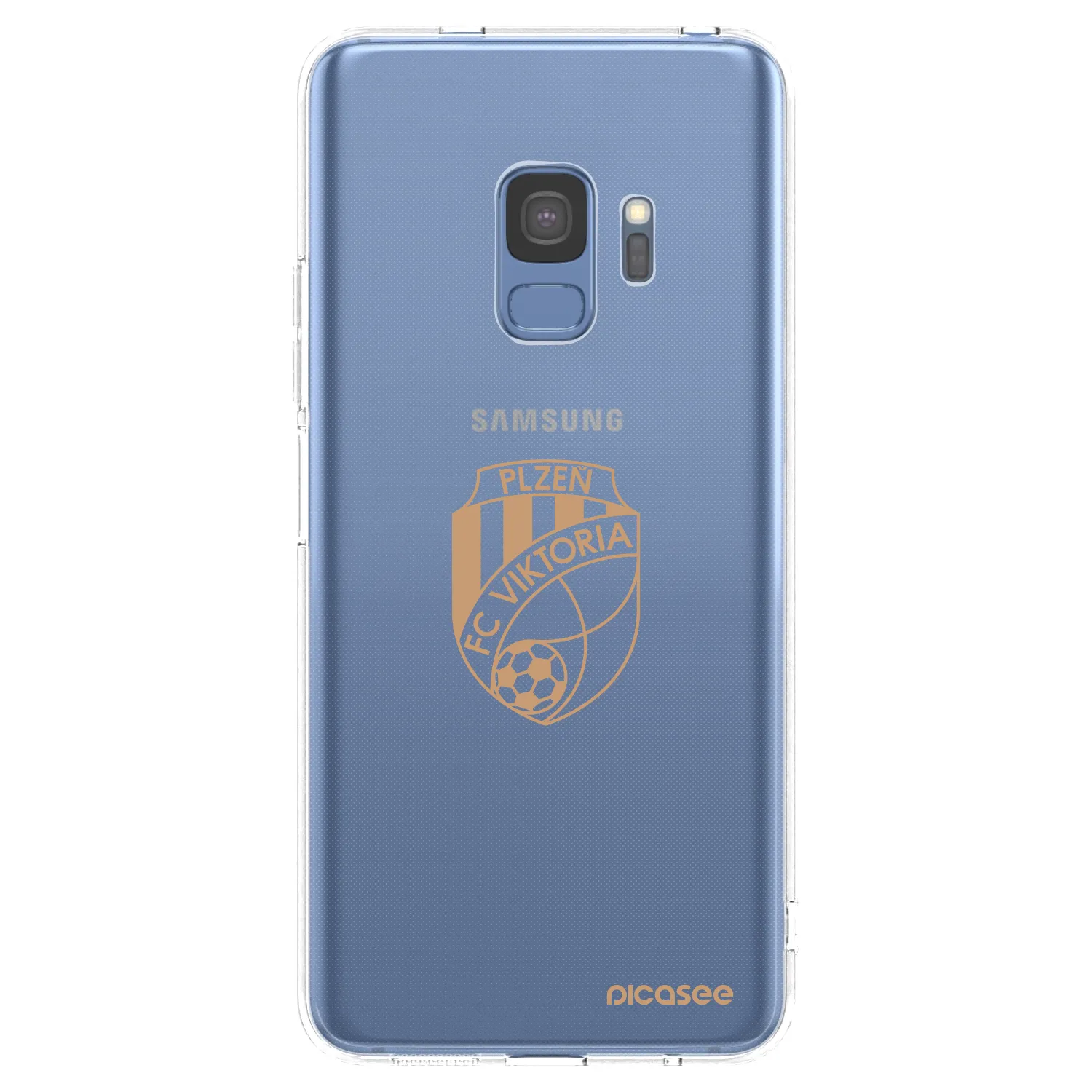 Picasee silikonový průhledný obal pro Samsung Galaxy S9 G960F - FC Viktoria Plzeň I