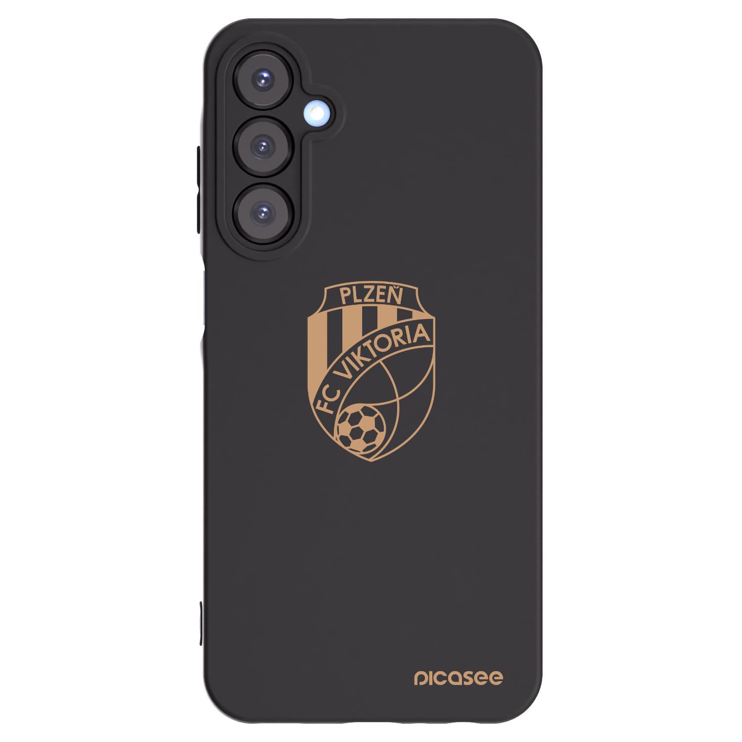 Picasee silikonový černý obal pro Samsung Galaxy A25 A256B 5G - FC Viktoria Plzeň I