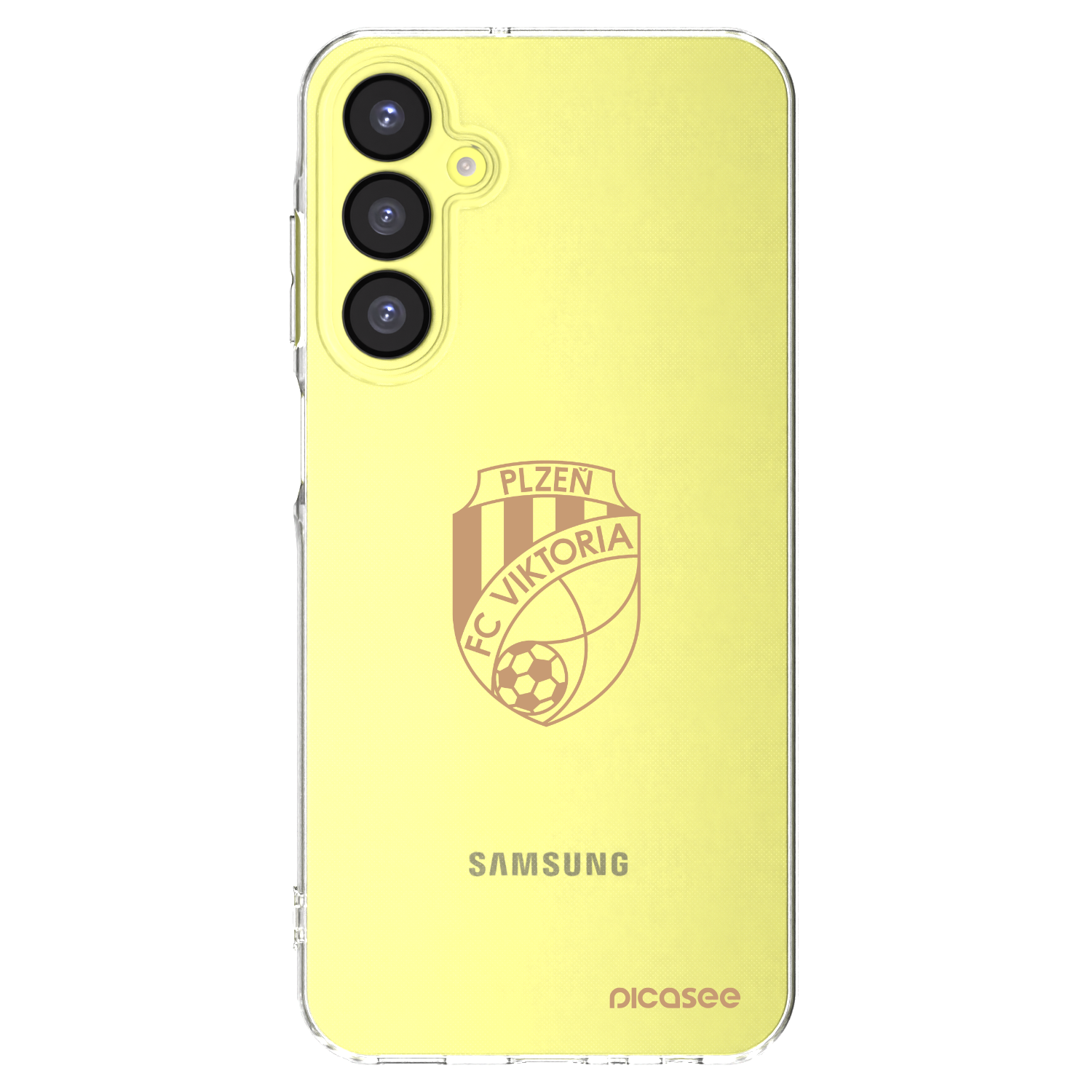 Picasee silikonový průhledný obal pro Samsung Galaxy A25 A256B 5G - FC Viktoria Plzeň I