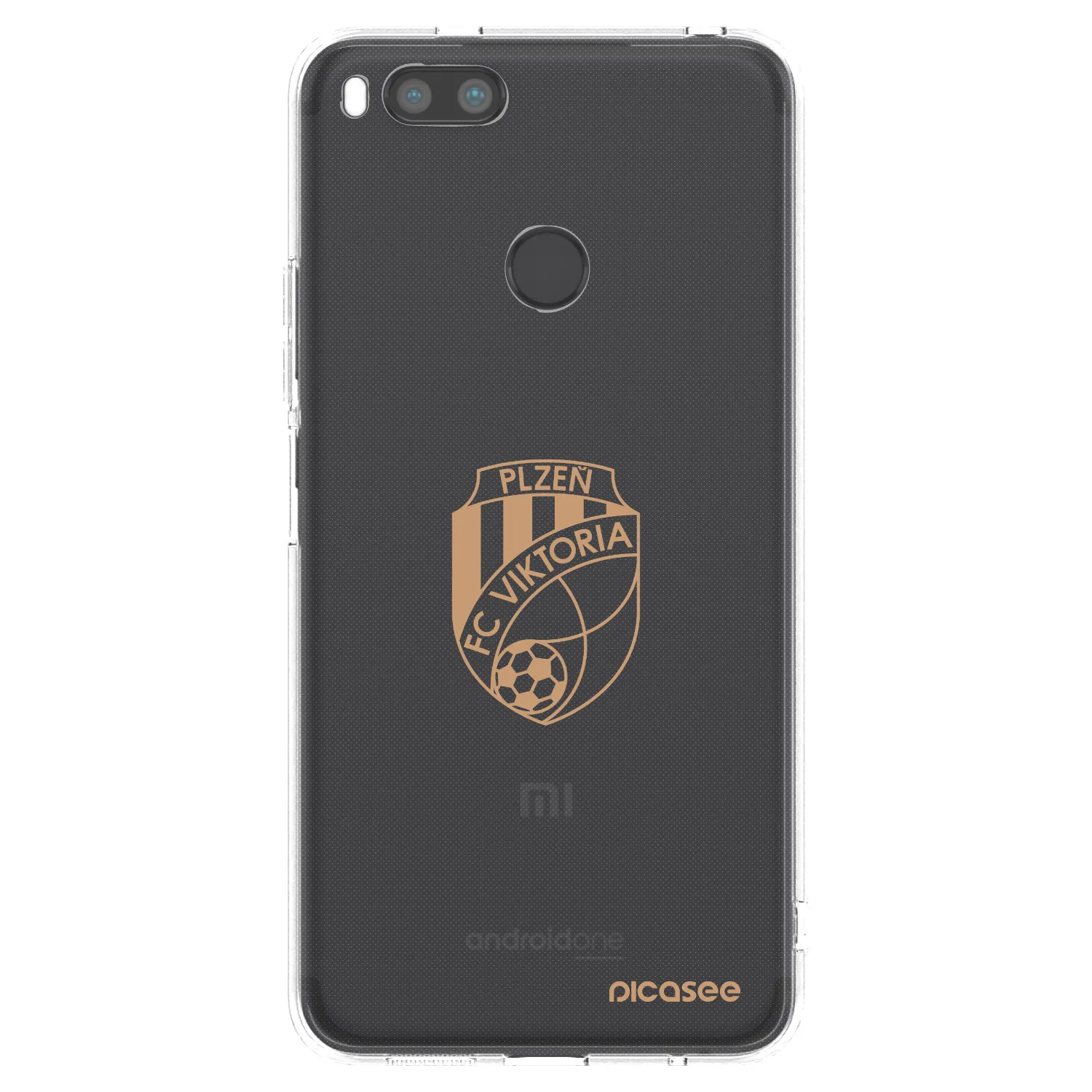 Picasee silikonový průhledný obal pro Xiaomi Mi A1 Global - FC Viktoria Plzeň I