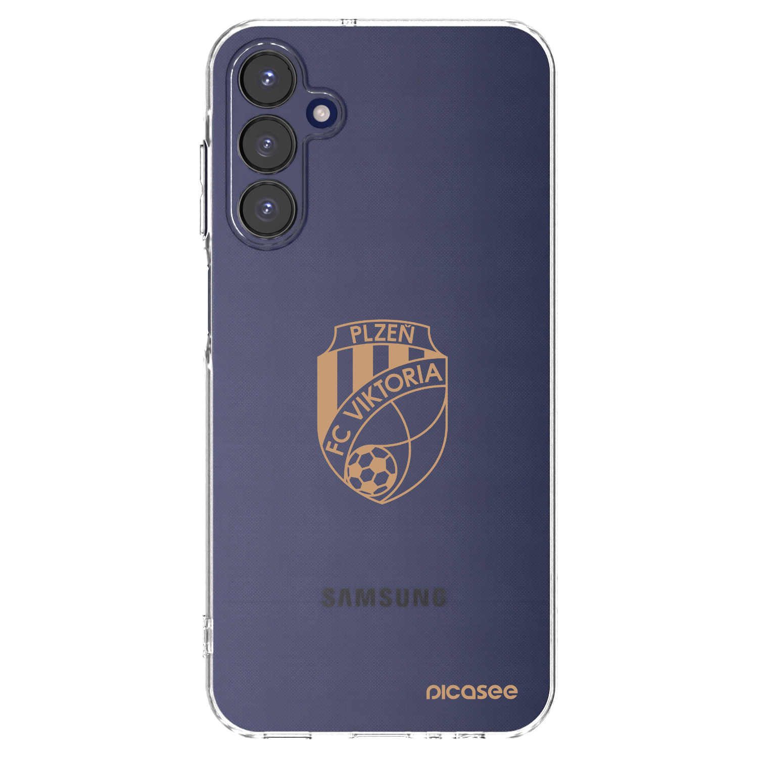 Picasee silikonový průhledný obal pro Samsung Galaxy A15 A155F 4G - FC Viktoria Plzeň I