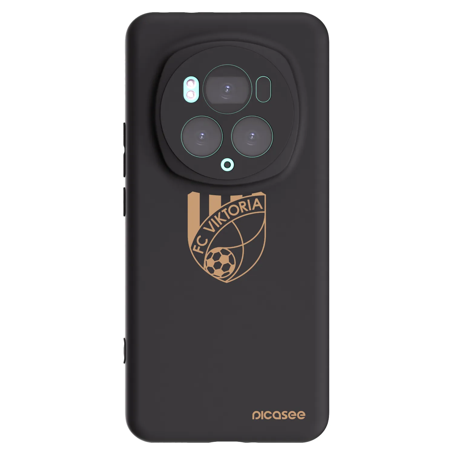 Picasee silikonový černý obal pro Honor Magic6 Pro - FC Viktoria Plzeň I