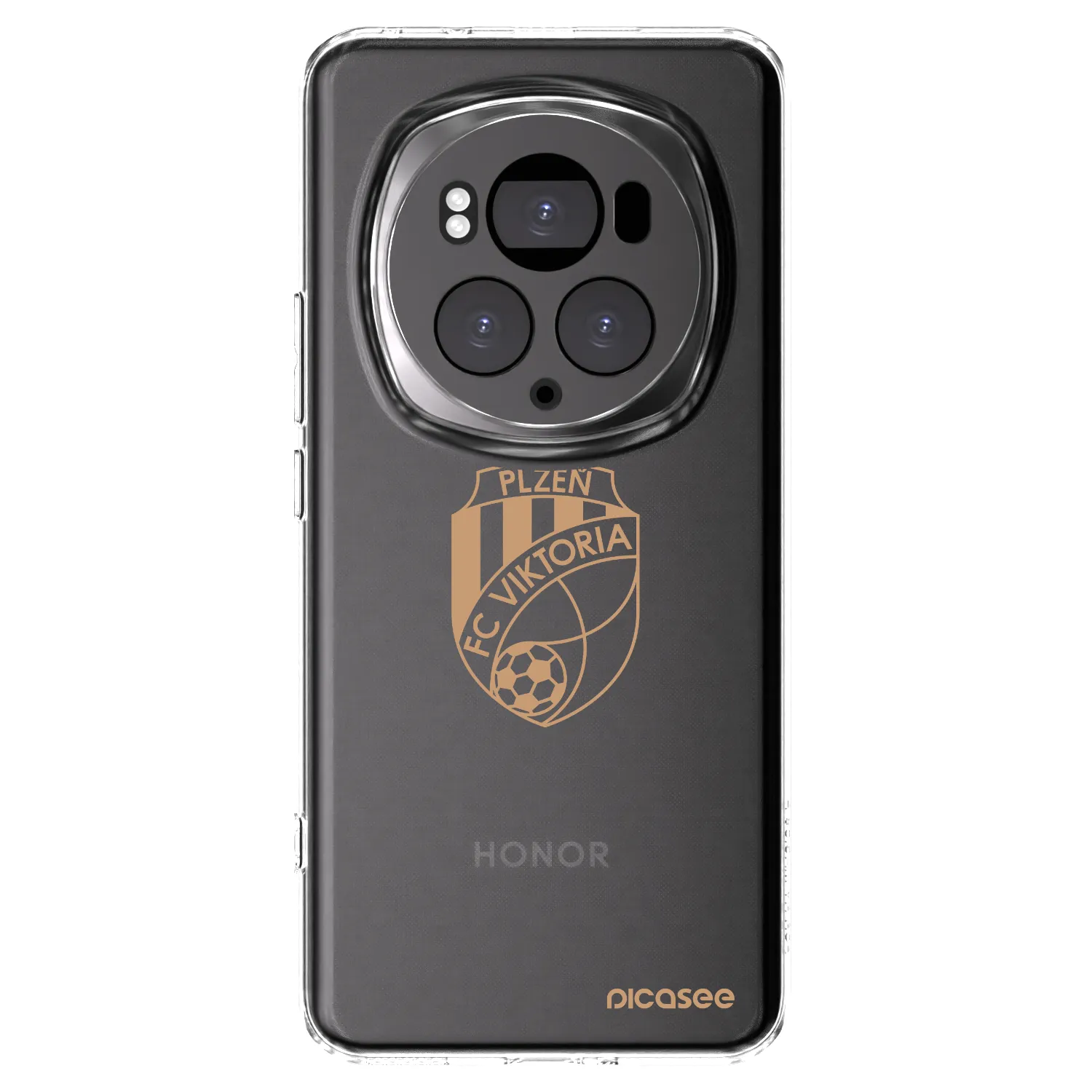 Picasee silikonový průhledný obal pro Honor Magic6 Pro - FC Viktoria Plzeň I