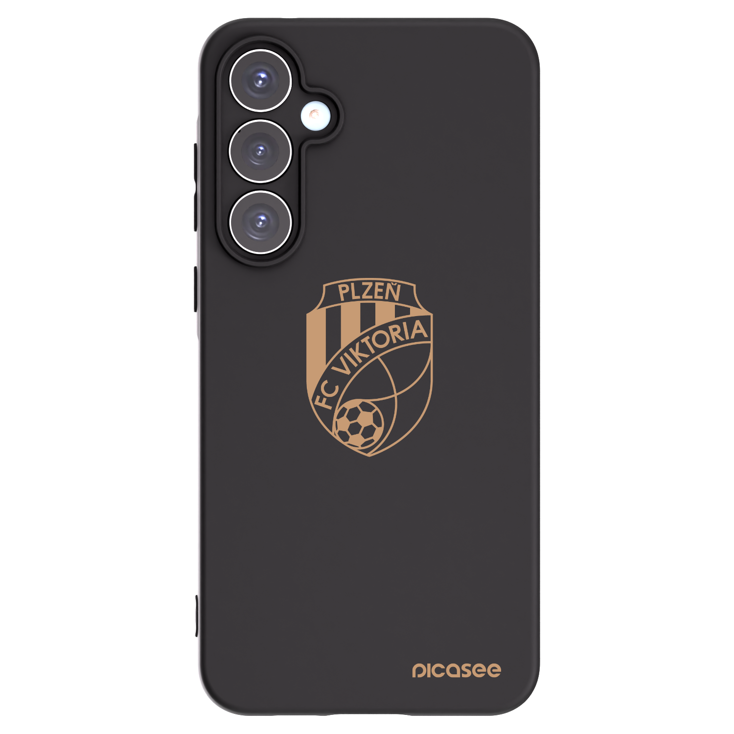 Picasee silikonový černý obal pro Samsung Galaxy A55 5G A556B - FC Viktoria Plzeň I