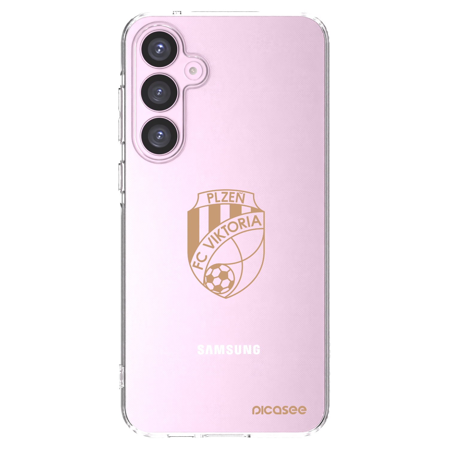 Picasee silikonový průhledný obal pro Samsung Galaxy A55 5G A556B - FC Viktoria Plzeň I