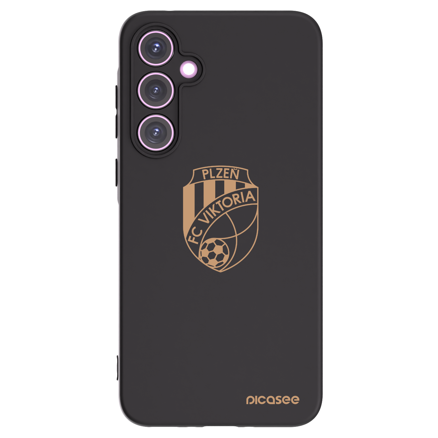 Picasee silikonový černý obal pro Samsung Galaxy A35 5G A356B - FC Viktoria Plzeň I