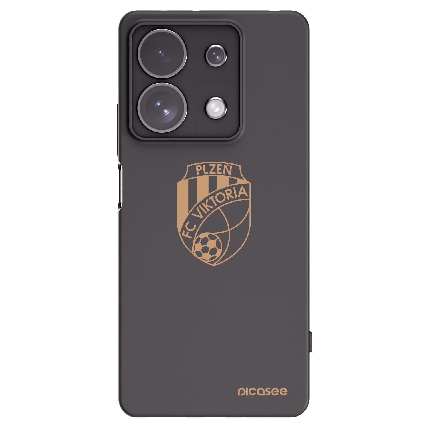 Picasee silikonový černý obal pro Xiaomi Redmi Note 13 Pro 4G - FC Viktoria Plzeň I