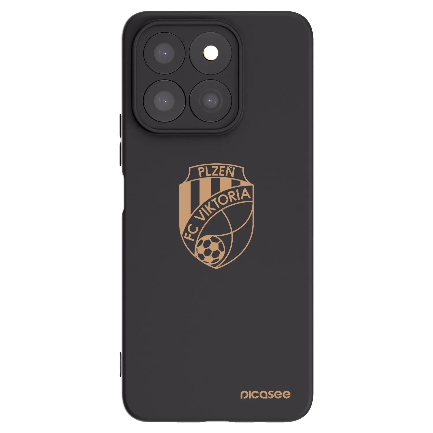 Picasee silikonový černý obal pro Honor X8b - FC Viktoria Plzeň I