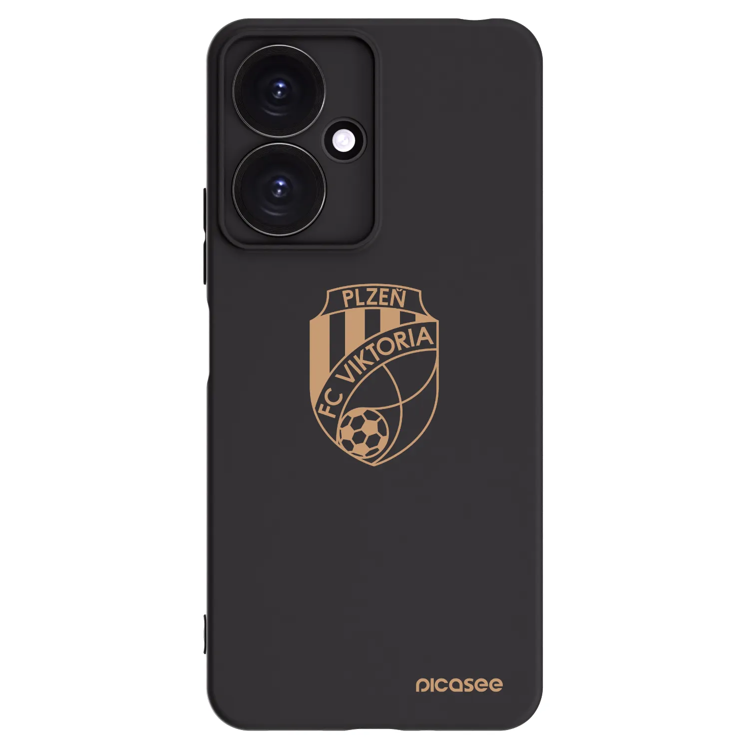 Picasee silikonový černý obal pro Xiaomi Redmi 13C 5G - FC Viktoria Plzeň I