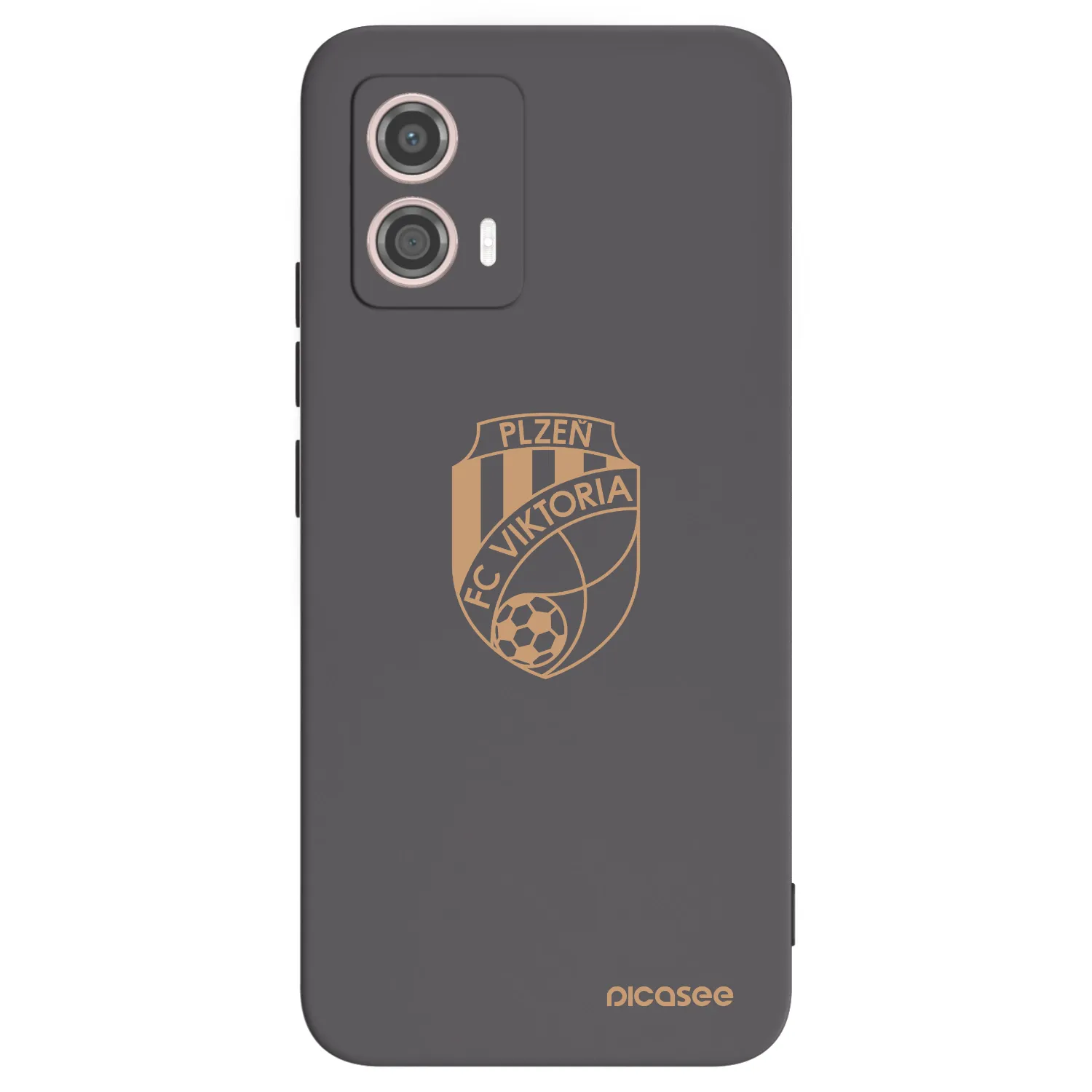 Picasee silikonový černý obal pro Motorola Moto G53 5G - FC Viktoria Plzeň I
