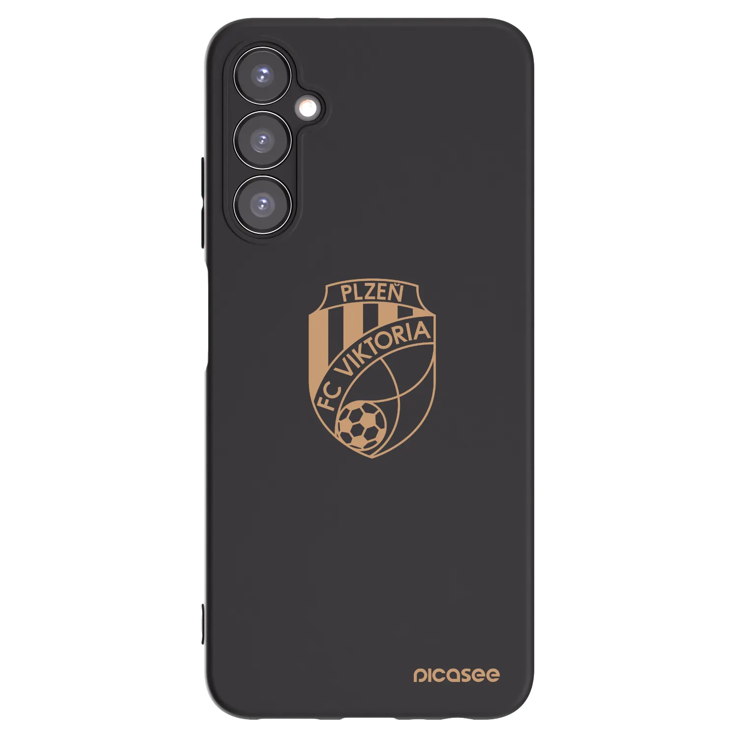 Picasee silikonový černý obal pro Samsung Galaxy A05s A057G - FC Viktoria Plzeň I