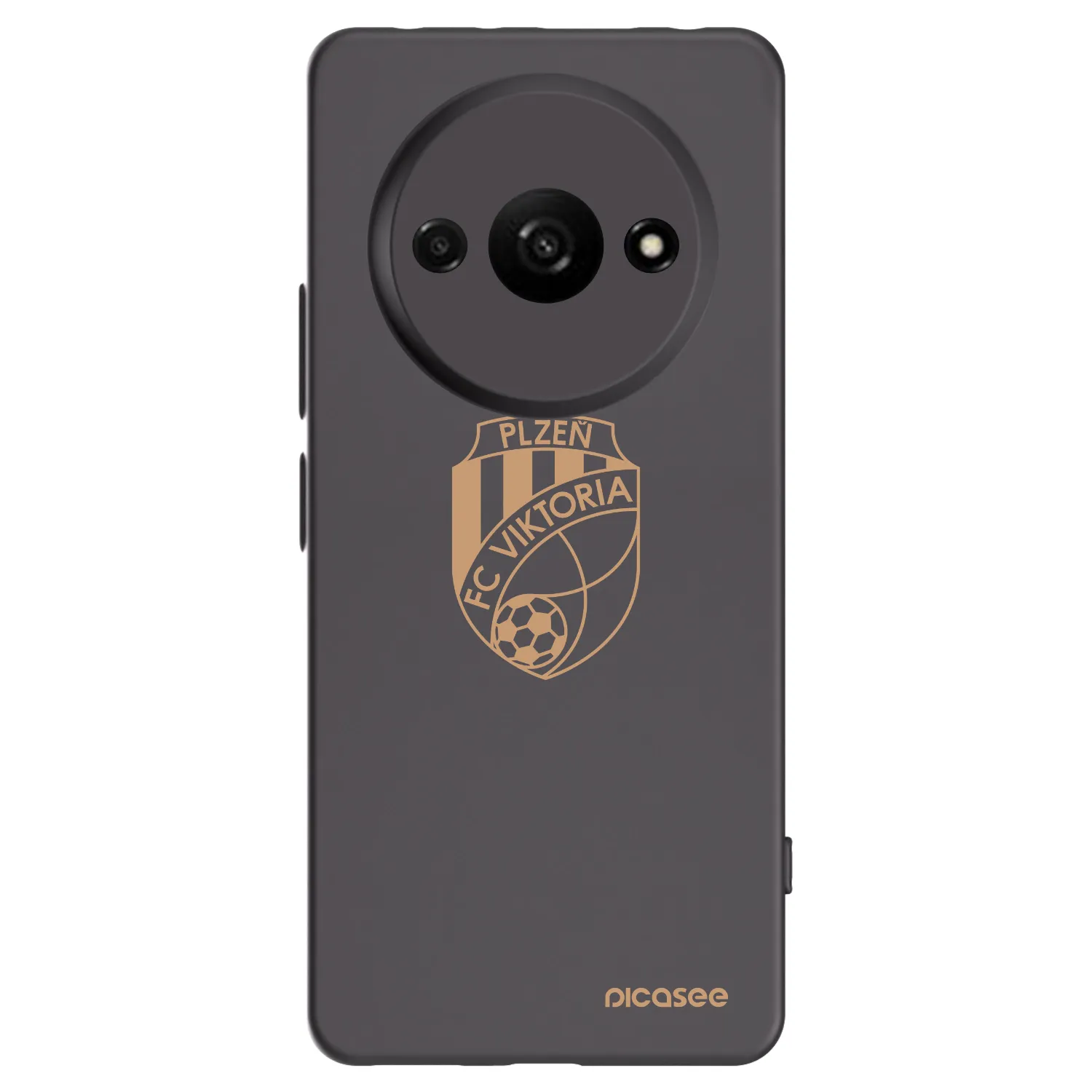 Picasee silikonový černý obal pro Xiaomi Redmi A3 - FC Viktoria Plzeň I