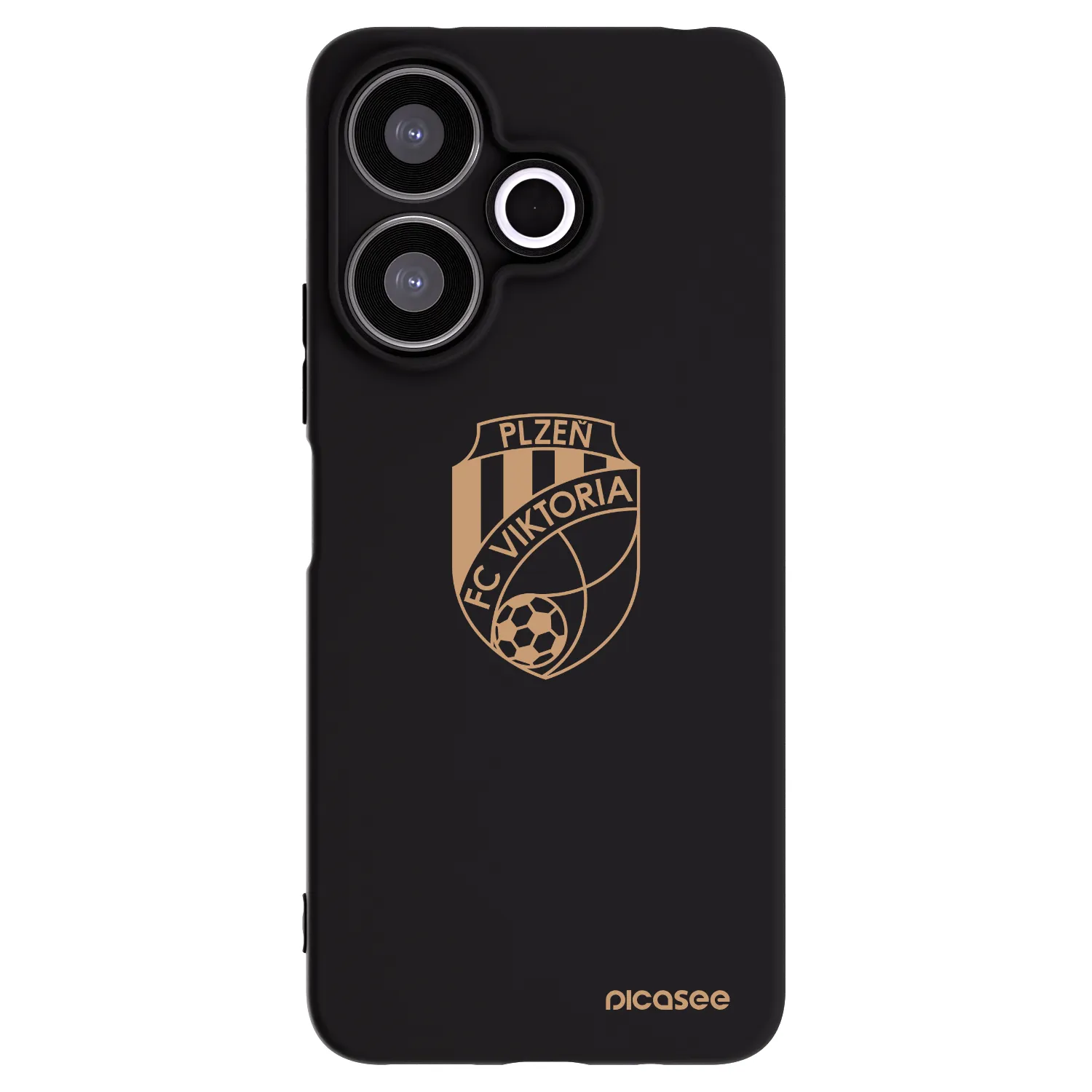 Picasee silikonový černý obal pro Xiaomi Redmi 13 4G - FC Viktoria Plzeň I