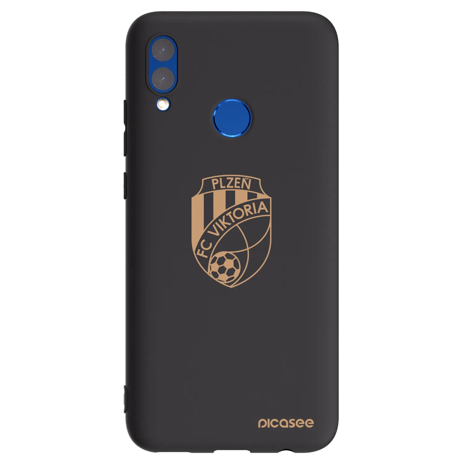 Picasee silikonový černý obal pro Huawei P Smart 2019 - FC Viktoria Plzeň I