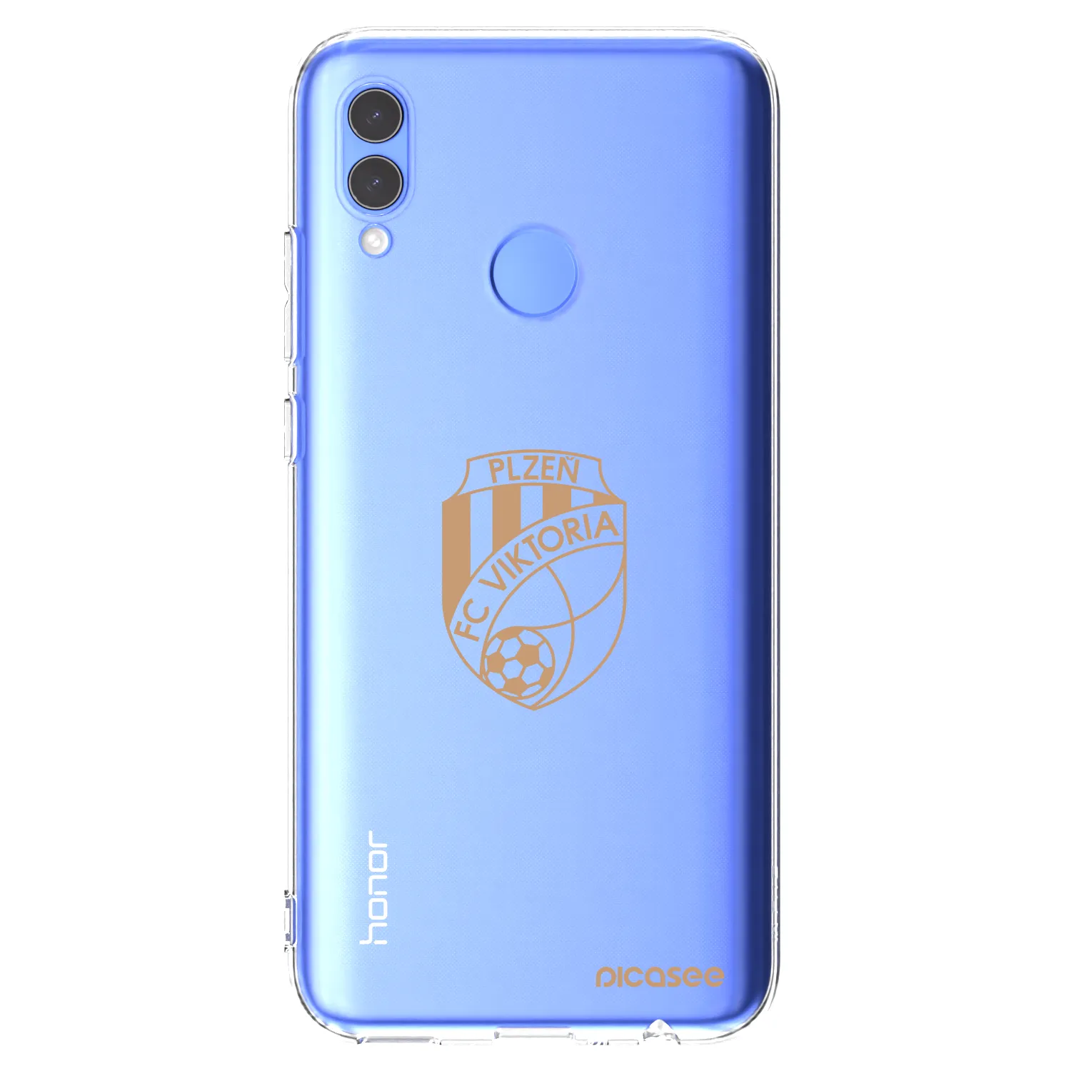 Picasee silikonový průhledný obal pro Honor 10 Lite - FC Viktoria Plzeň I