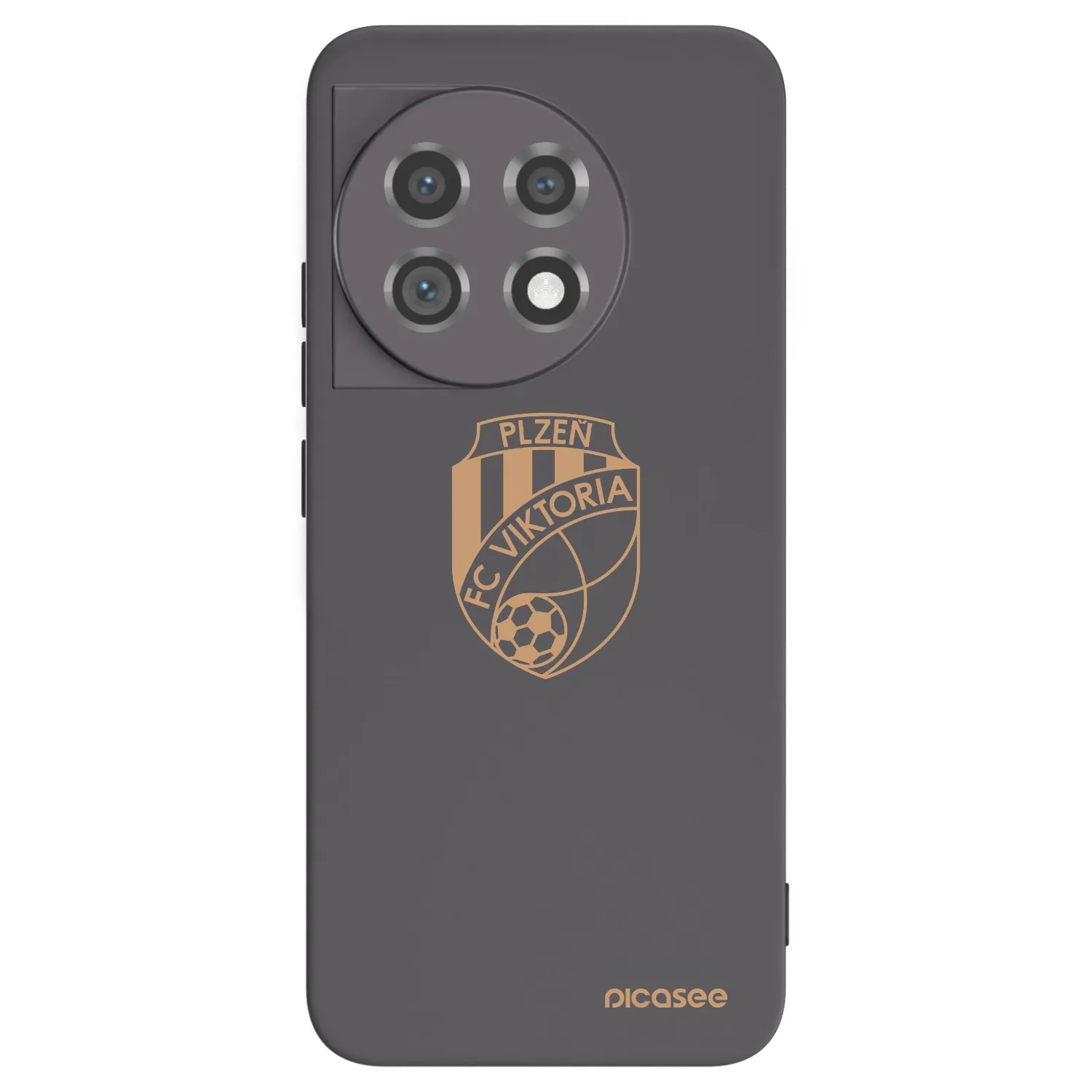 Picasee silikonový černý obal pro OnePlus 11 5G - FC Viktoria Plzeň I