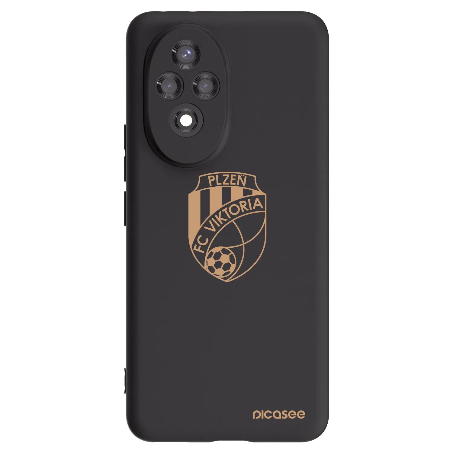 Picasee silikonový černý obal pro Honor 200 Pro 5G - FC Viktoria Plzeň I