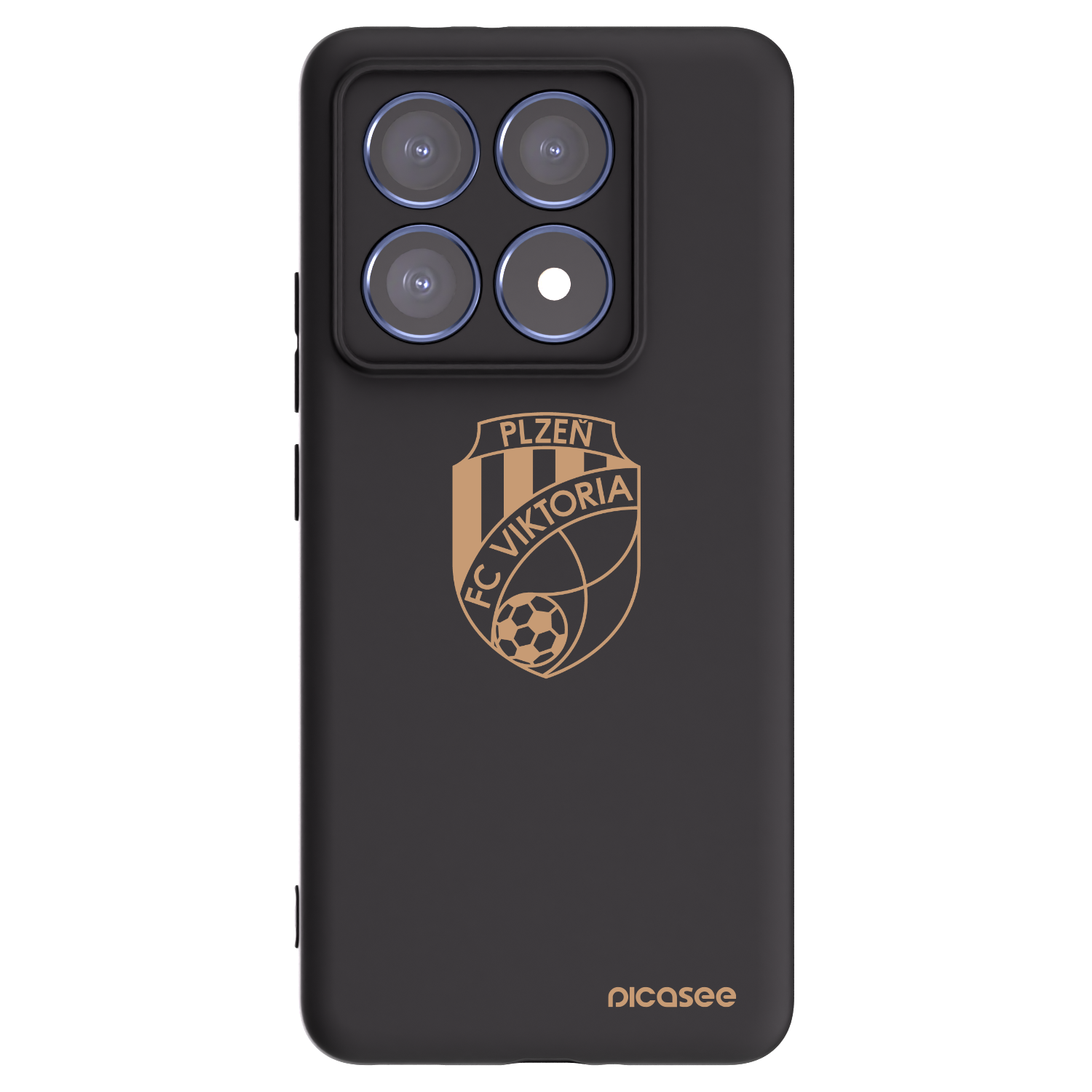 Picasee silikonový černý obal pro Xiaomi 14T Pro - FC Viktoria Plzeň I