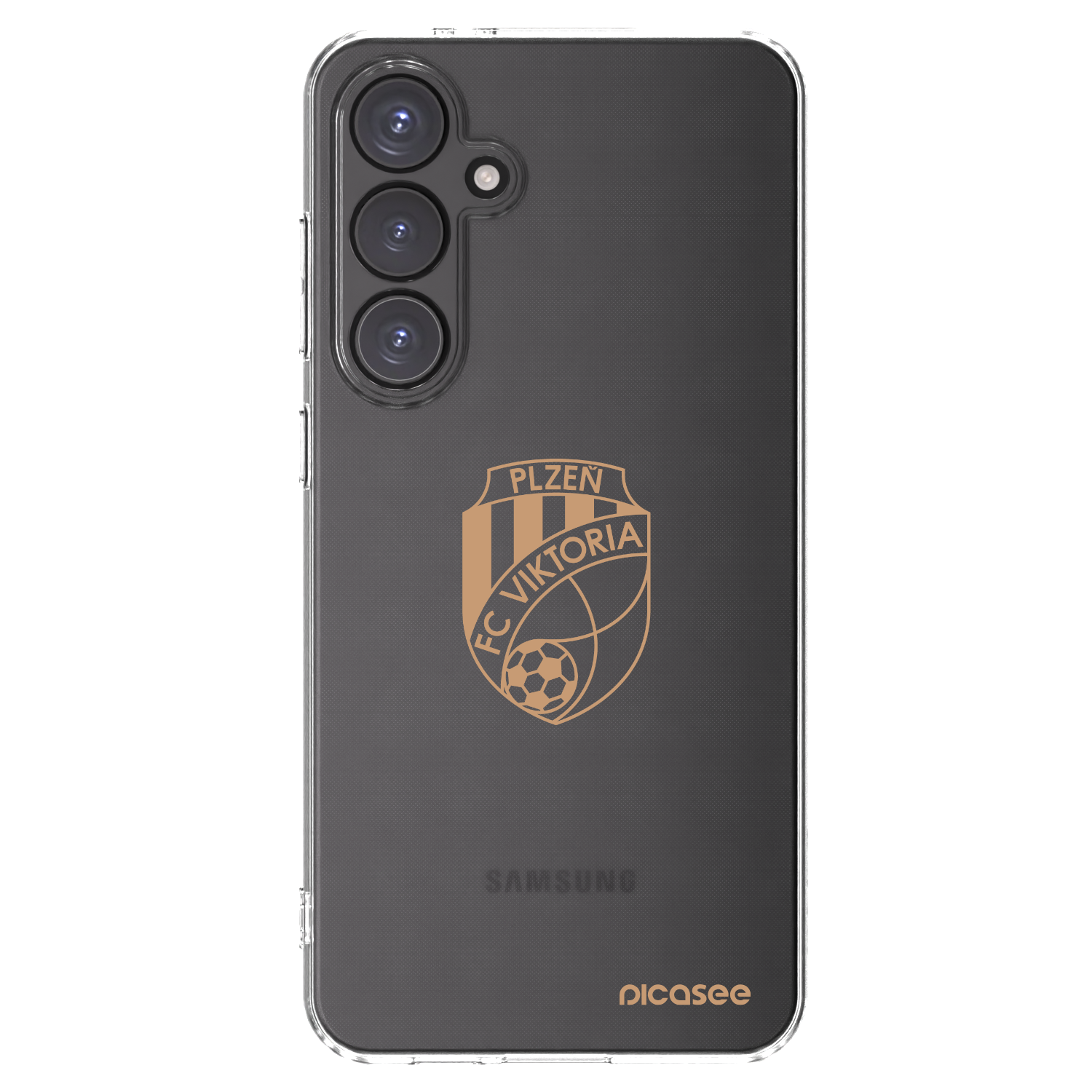 Picasee silikonový průhledný obal pro Samsung Galaxy S24 FE S721B - FC Viktoria Plzeň I
