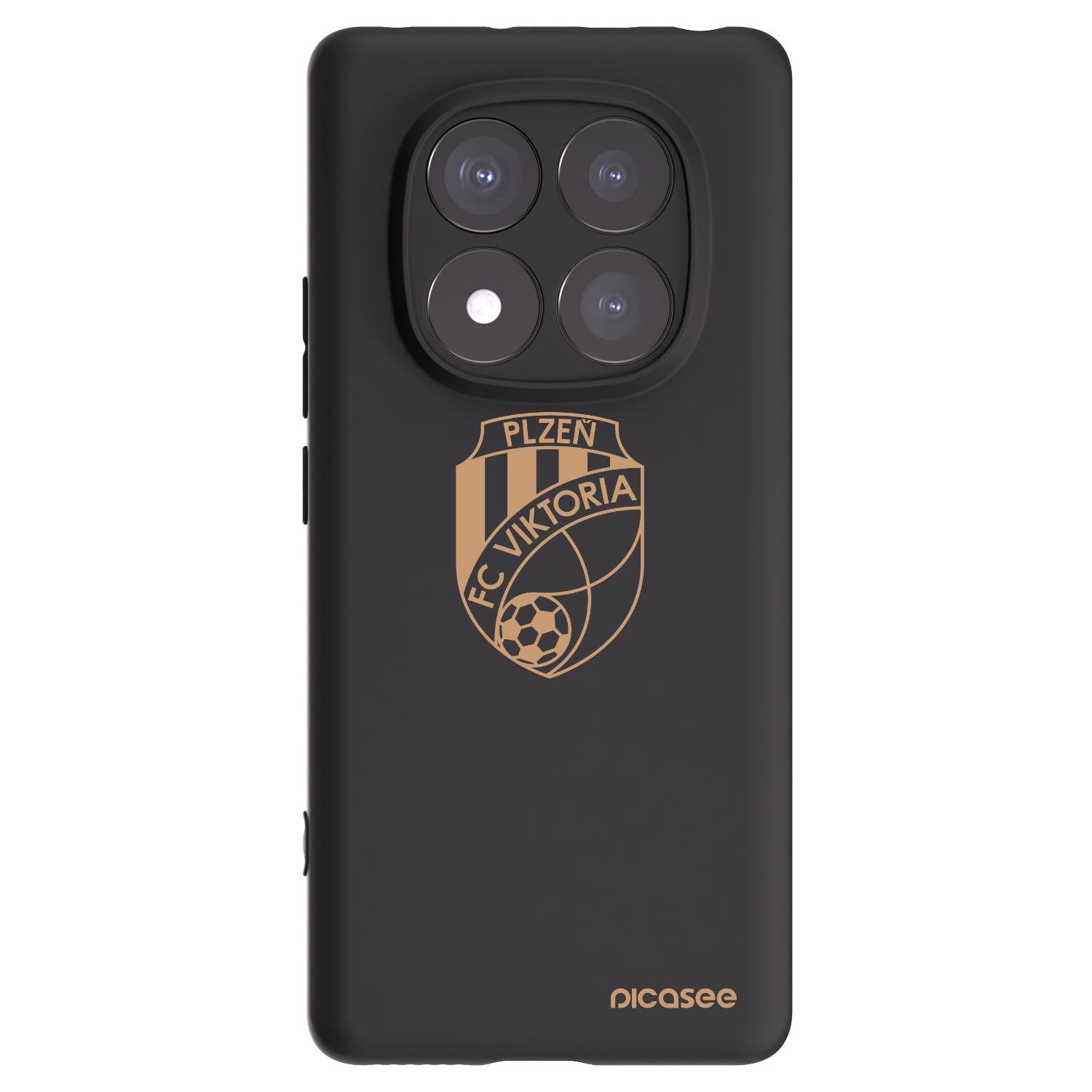 Picasee silikonový černý obal pro Xiaomi Redmi Note 14 Pro 5G - FC Viktoria Plzeň I