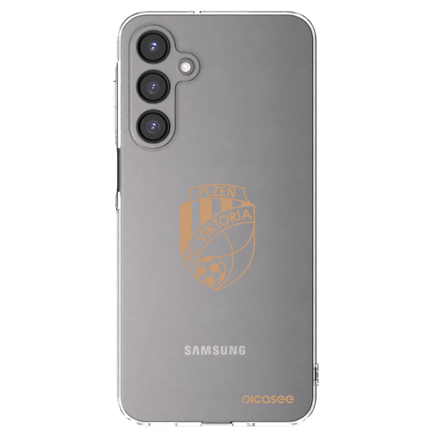 Picasee silikonový průhledný obal pro Samsung Galaxy A16 5G - FC Viktoria Plzeň I