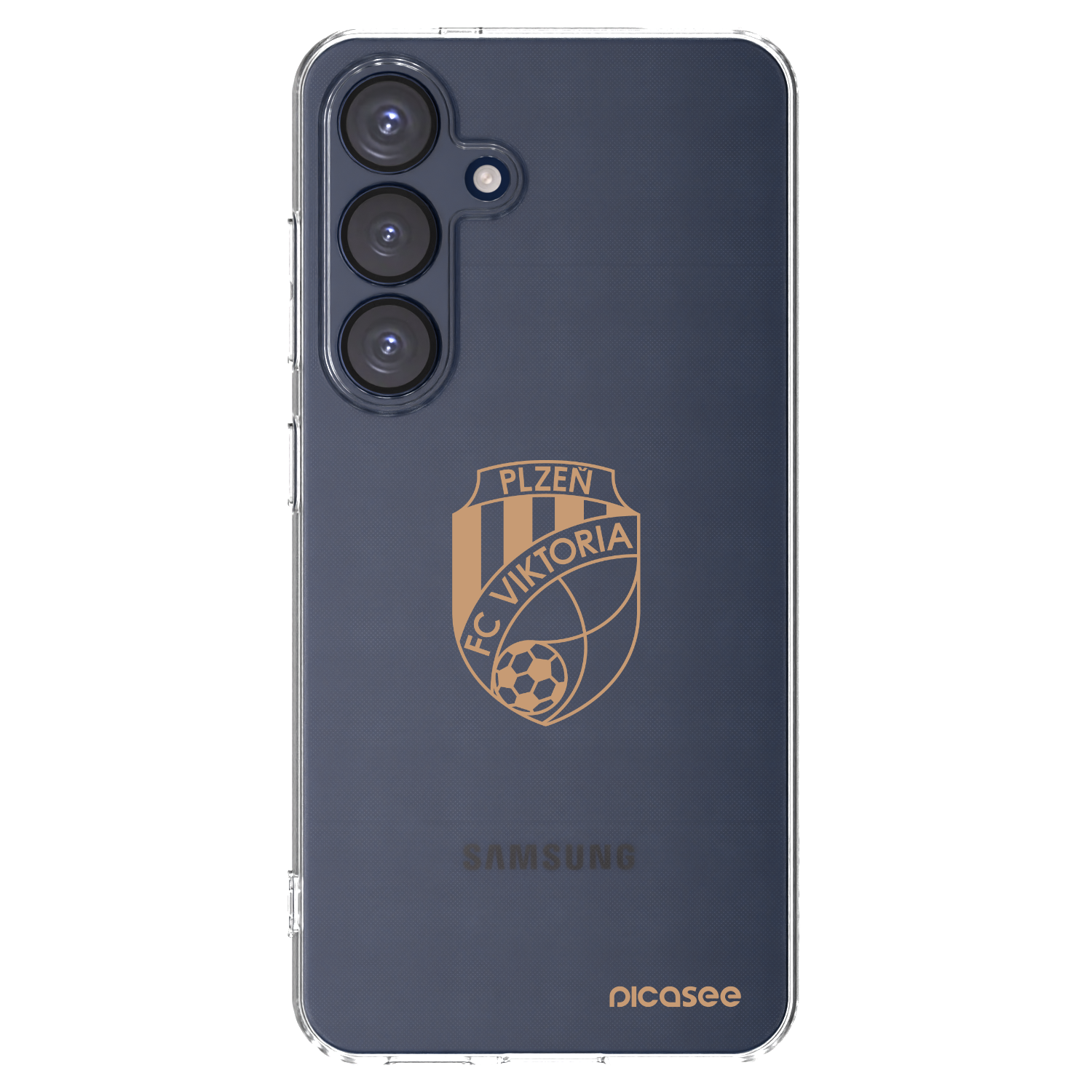 Picasee silikonový průhledný obal pro Samsung Galaxy S25 5G - FC Viktoria Plzeň I