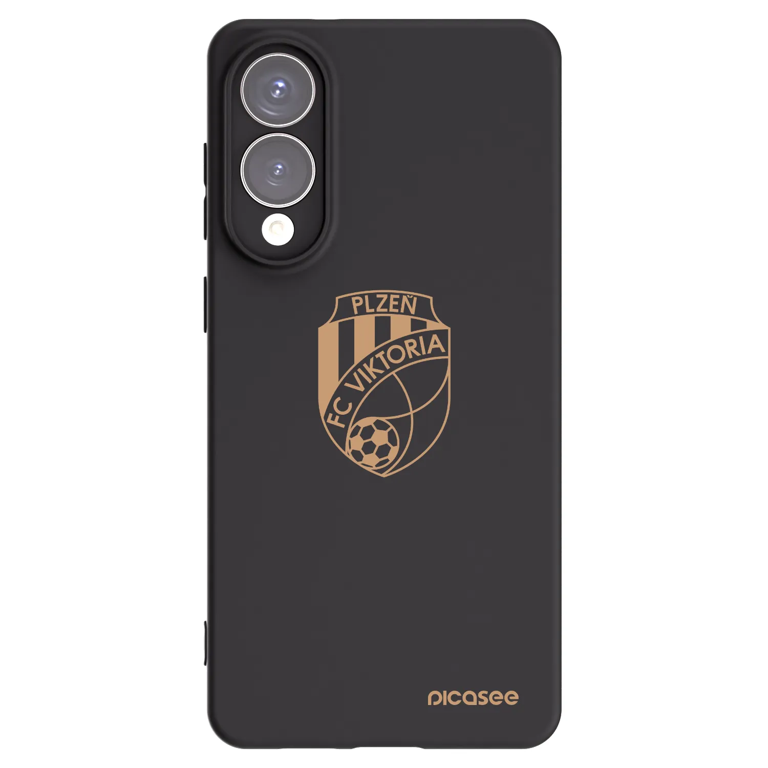 Picasee silikonový černý obal pro Samsung Galaxy S25 Edge 5G - FC Viktoria Plzeň I