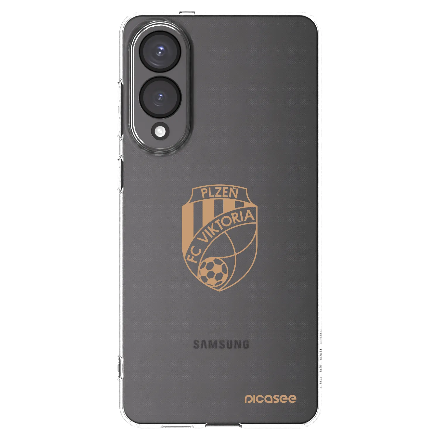 Picasee silikonový průhledný obal pro Samsung Galaxy S25 Edge 5G - FC Viktoria Plzeň I