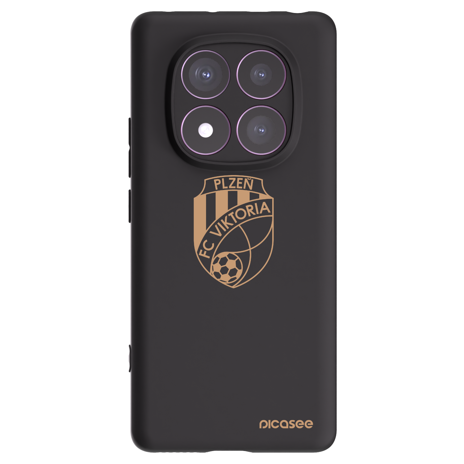 Picasee silikonový černý obal pro Xiaomi Redmi Note 14 Pro 4G - FC Viktoria Plzeň I
