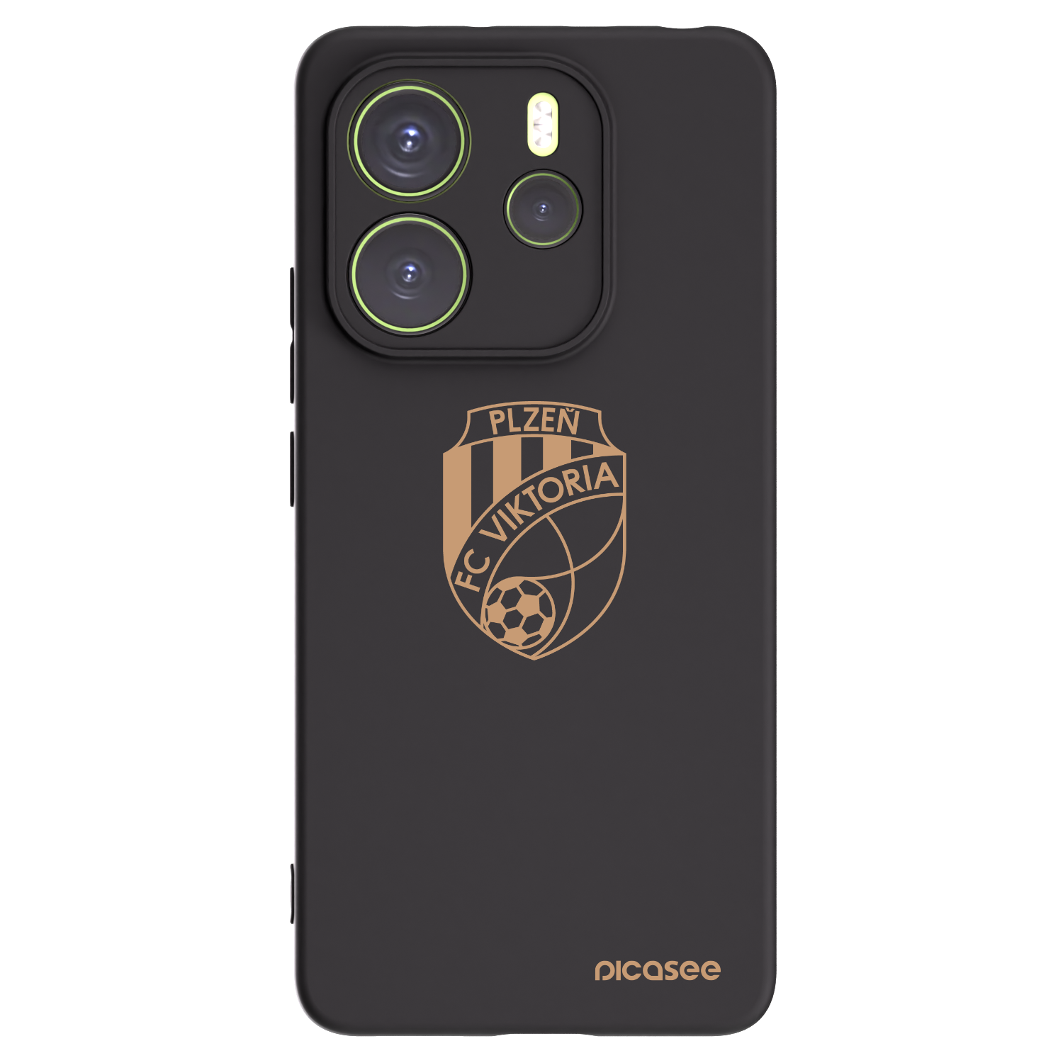 Picasee silikonový černý obal pro Xiaomi Redmi Note 14 4G - FC Viktoria Plzeň I