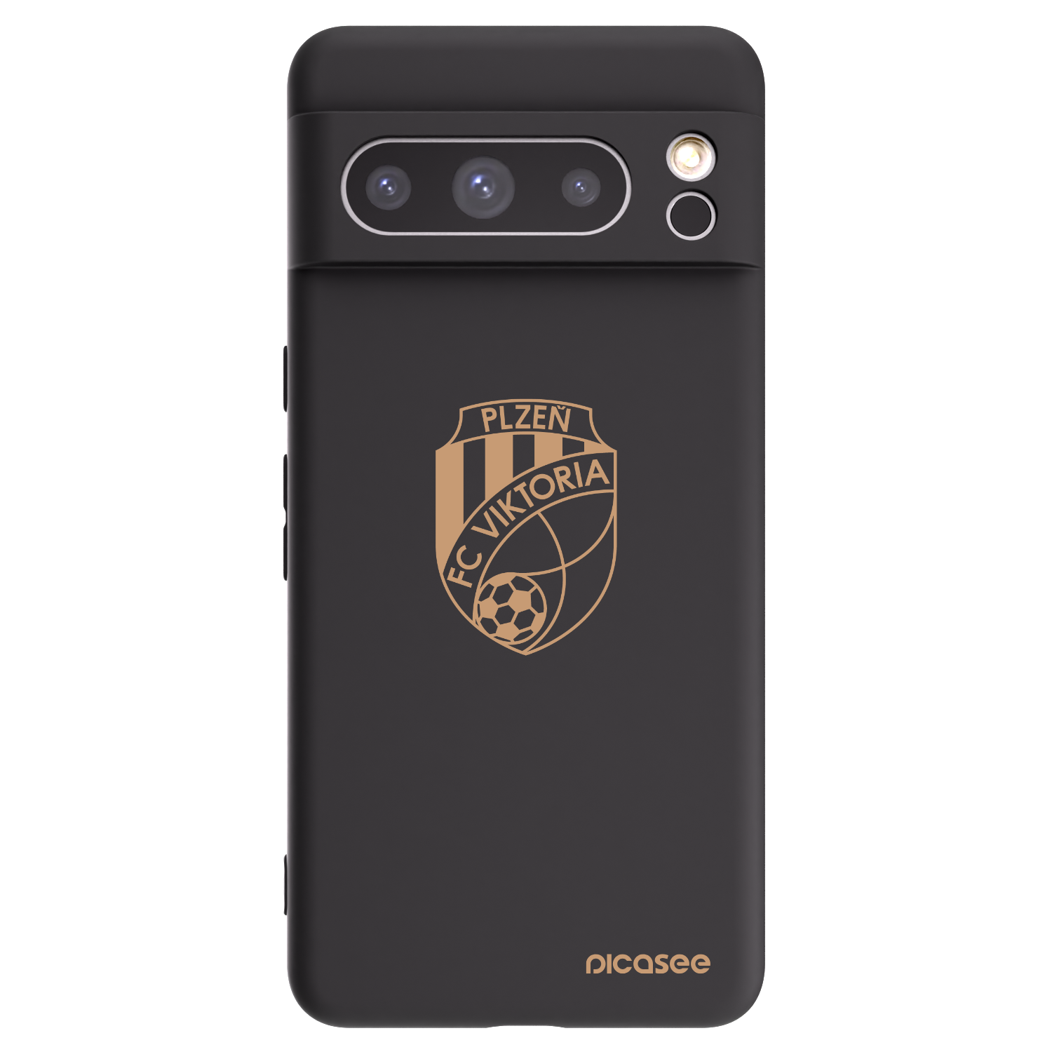 Picasee silikonový černý obal pro Google Pixel 8 Pro - FC Viktoria Plzeň I