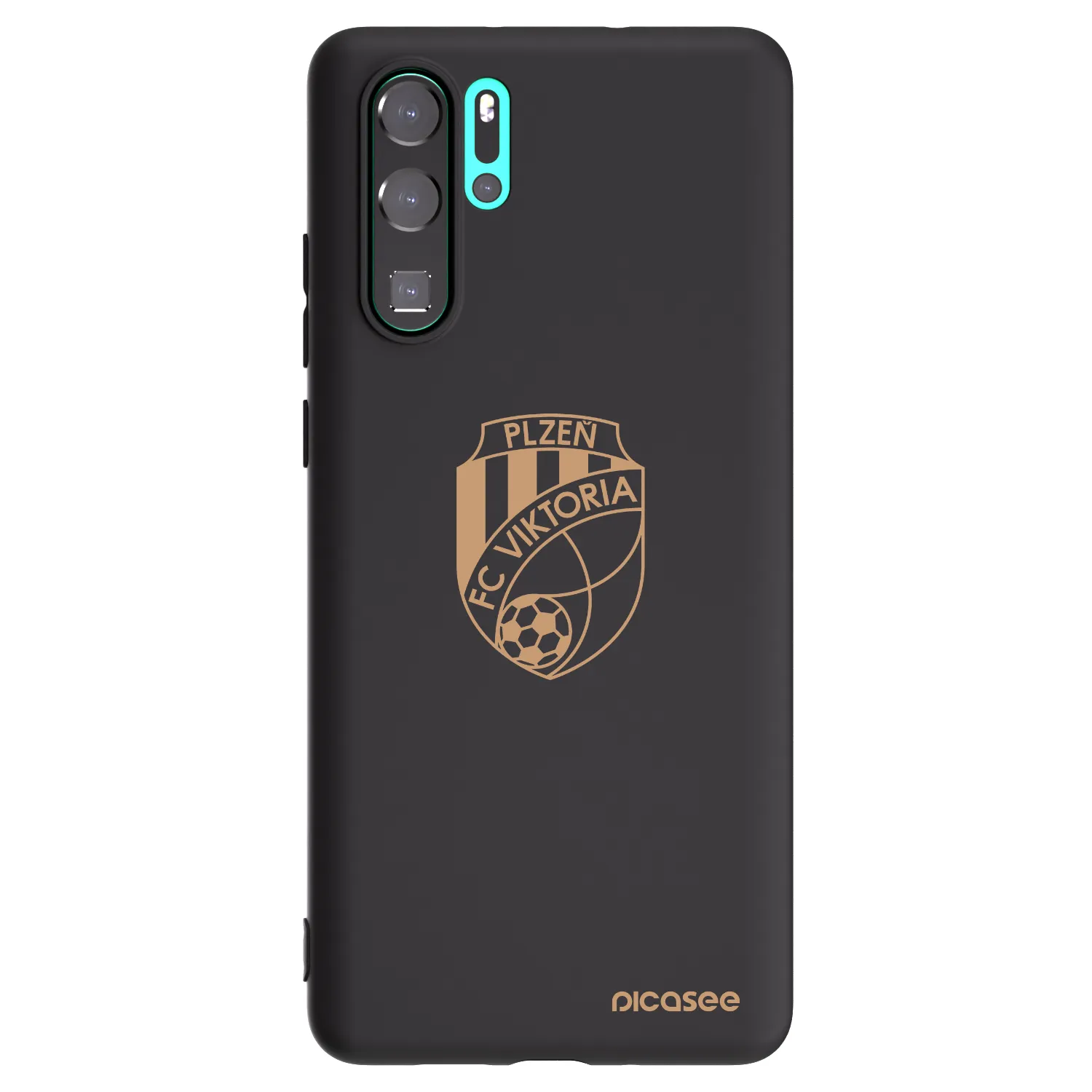 Picasee silikonový černý obal pro Huawei P30 Pro - FC Viktoria Plzeň I