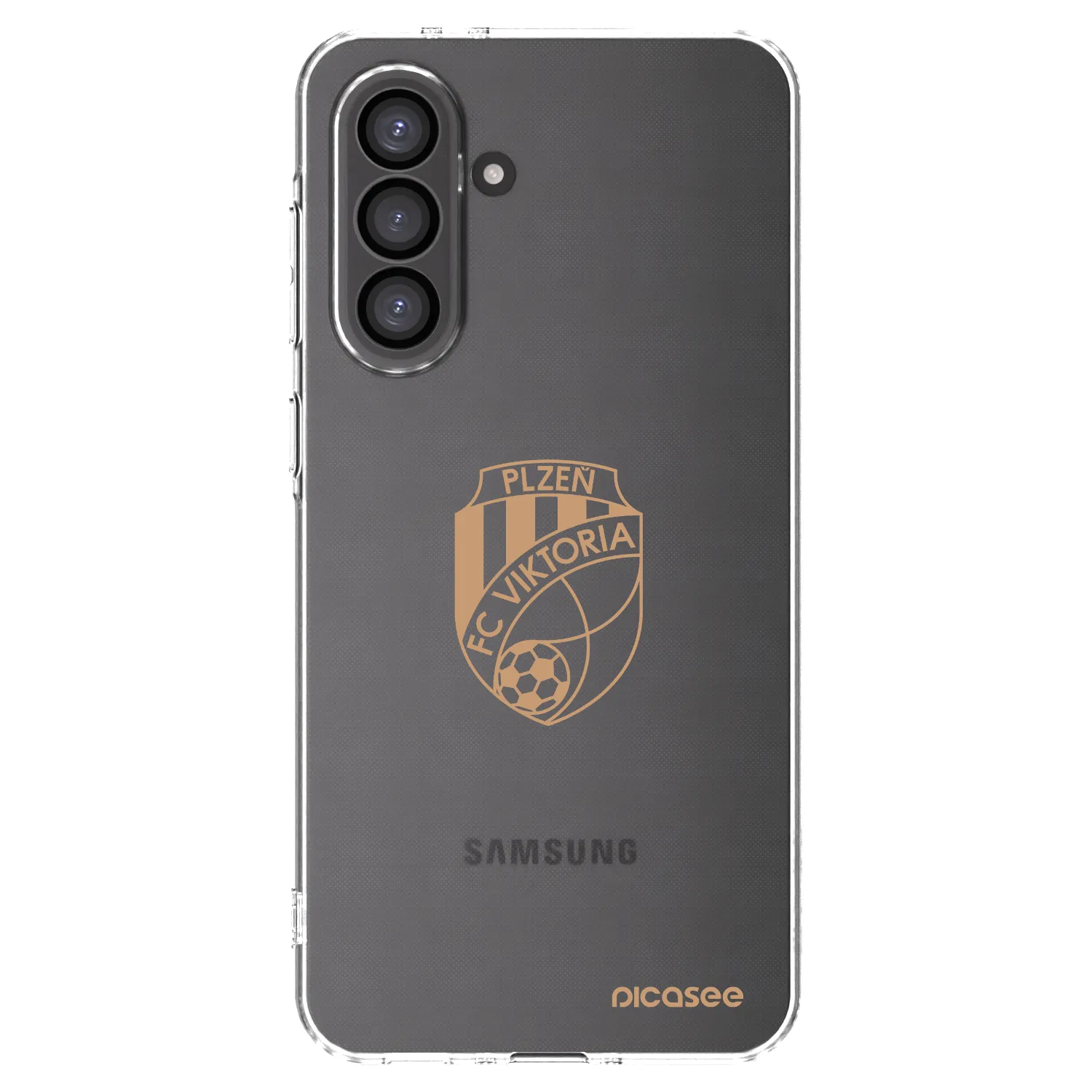 Picasee silikonový průhledný obal pro Samsung Galaxy A56 5G A566B - FC Viktoria Plzeň I