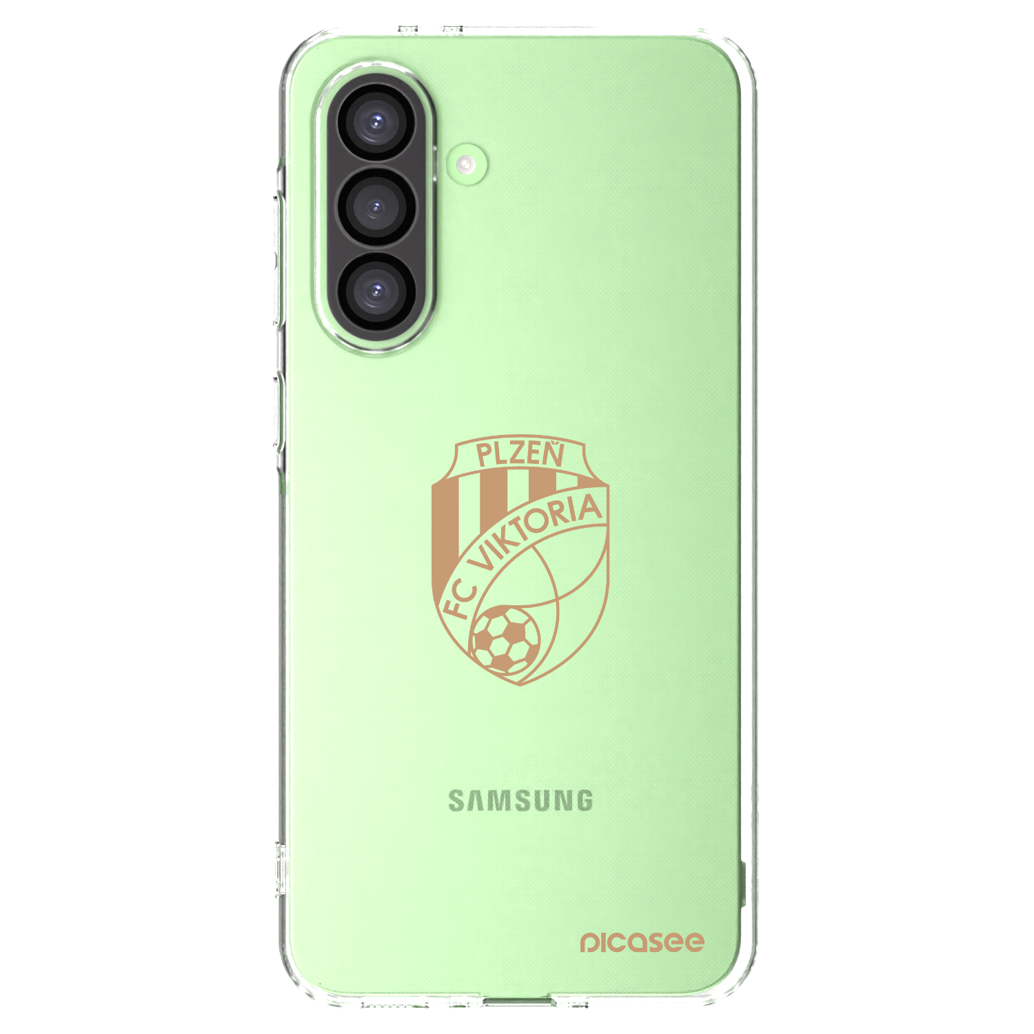 Picasee silikonový průhledný obal pro Samsung Galaxy A26 5G A266B - FC Viktoria Plzeň I