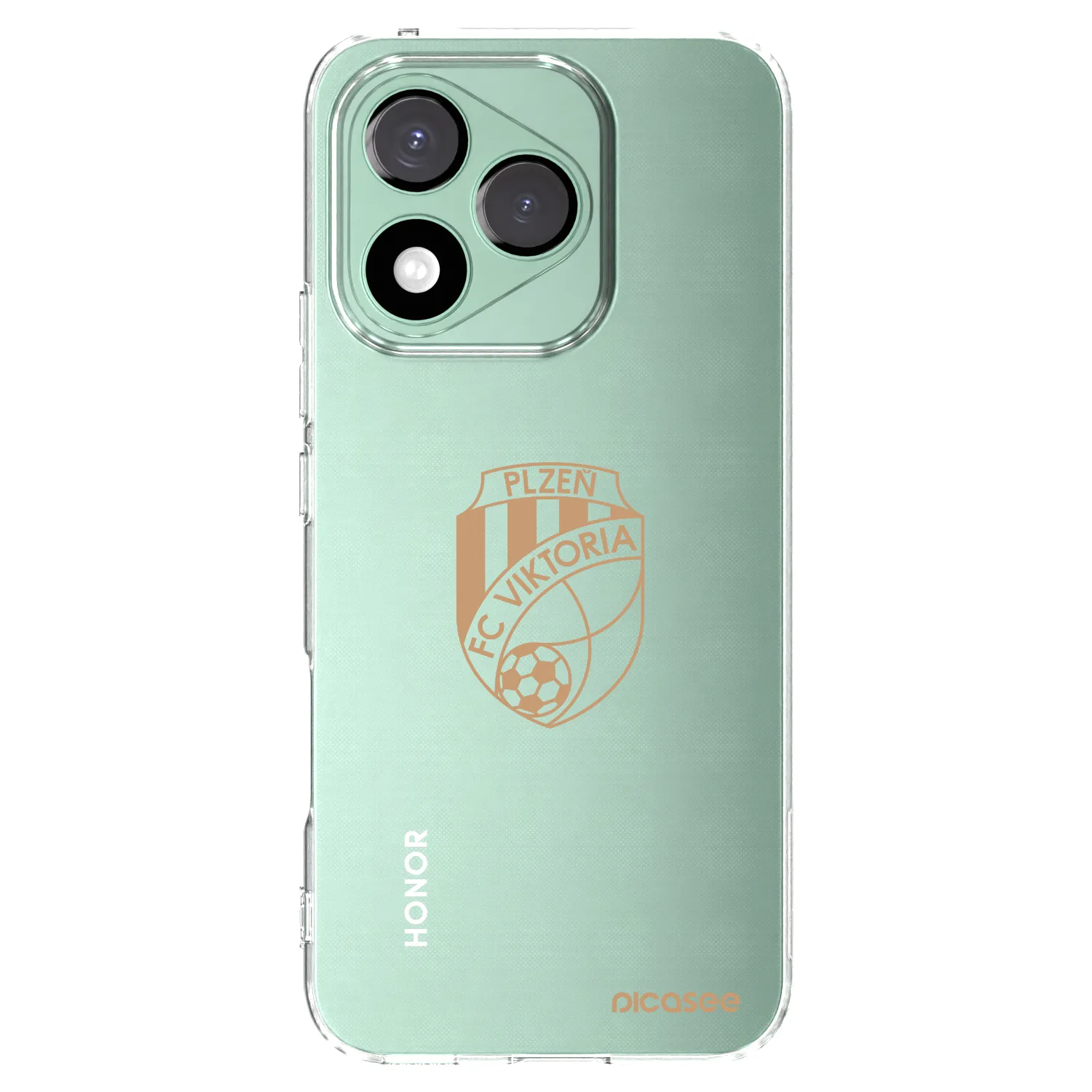Picasee silikonový průhledný obal pro Honor 400 Lite 5G - FC Viktoria Plzeň I