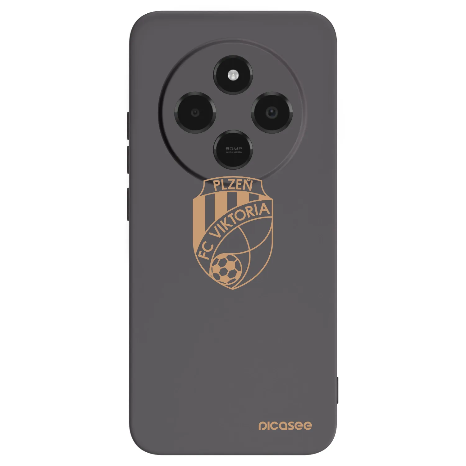 Picasee silikonový černý obal pro Xiaomi Poco C75 - FC Viktoria Plzeň I