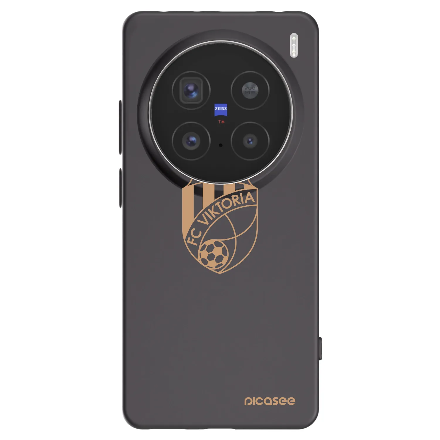 Picasee silikonový černý obal pro Vivo X200 Pro - FC Viktoria Plzeň I