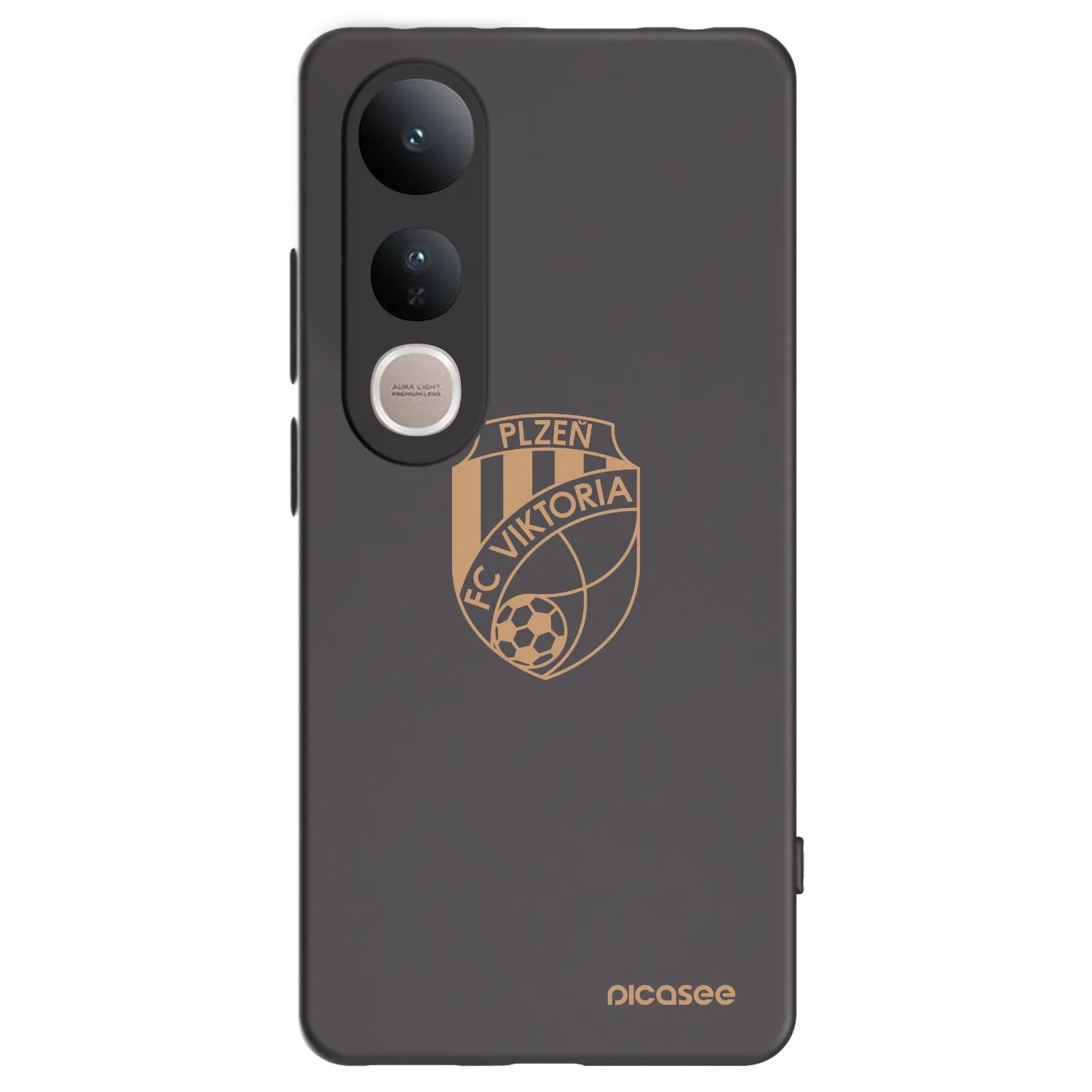 Picasee silikonový černý obal pro Vivo V50 Lite 5G - FC Viktoria Plzeň I