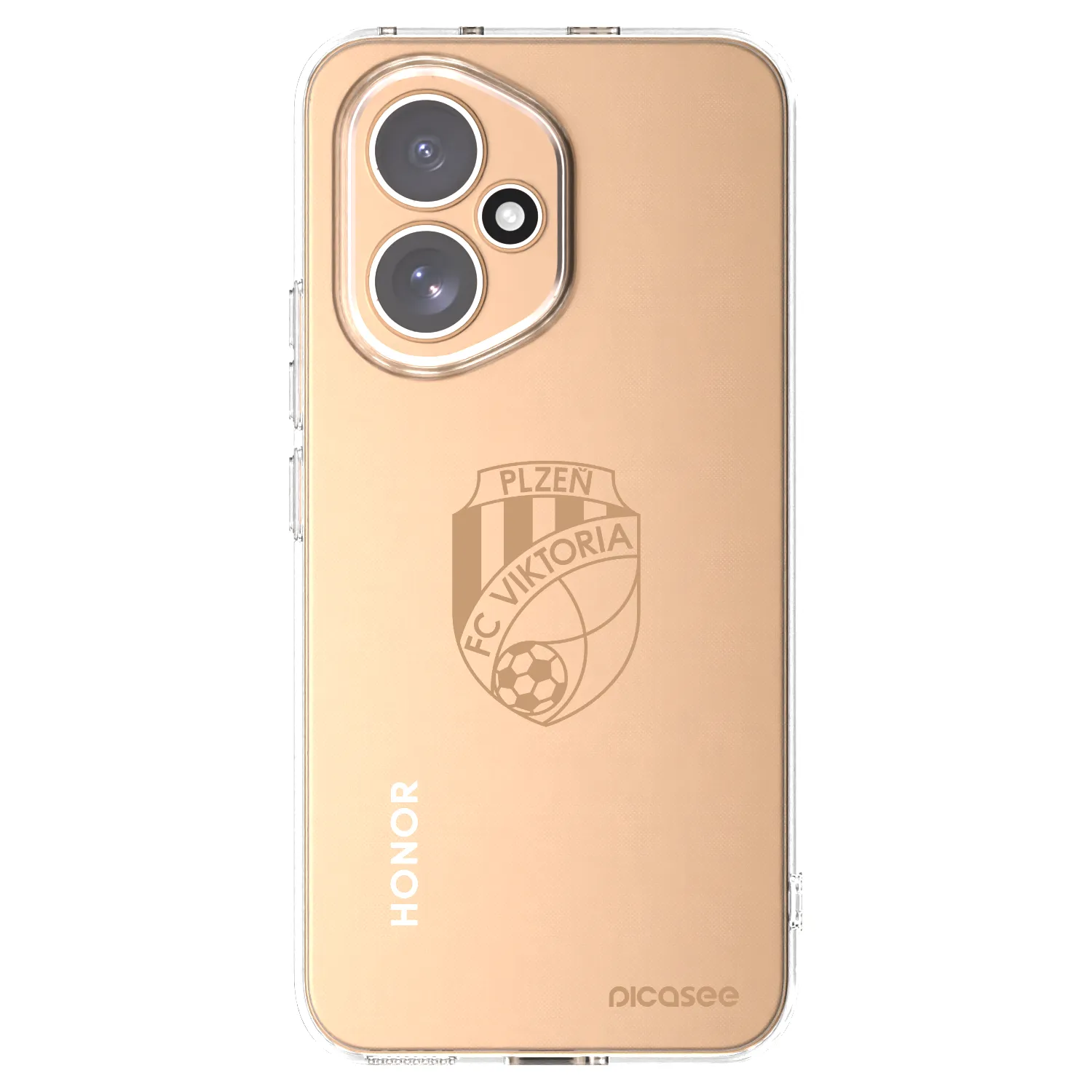 Picasee silikonový průhledný obal pro Honor 400 5G - FC Viktoria Plzeň I