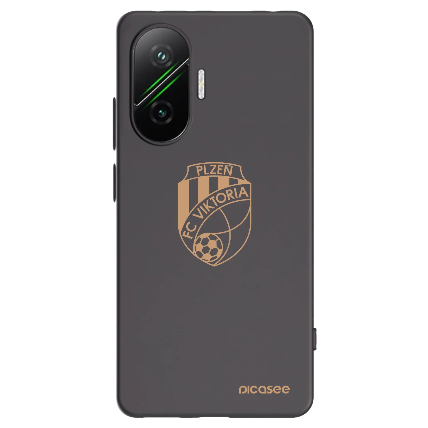 Picasee silikonový černý obal pro Xiaomi Poco F7 5G - FC Viktoria Plzeň I