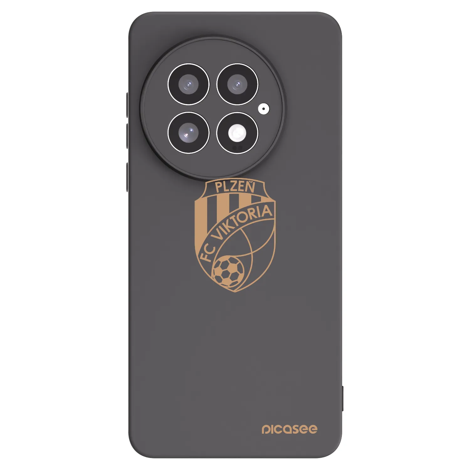 Picasee silikonový černý obal pro OnePlus 13 5G - FC Viktoria Plzeň I