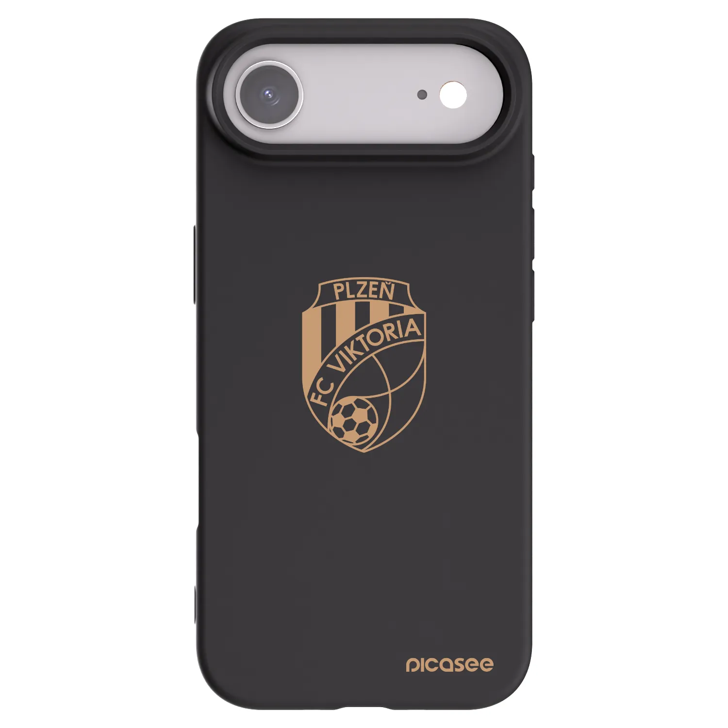 Picasee silikonový černý obal pro Apple iPhone Air - FC Viktoria Plzeň I