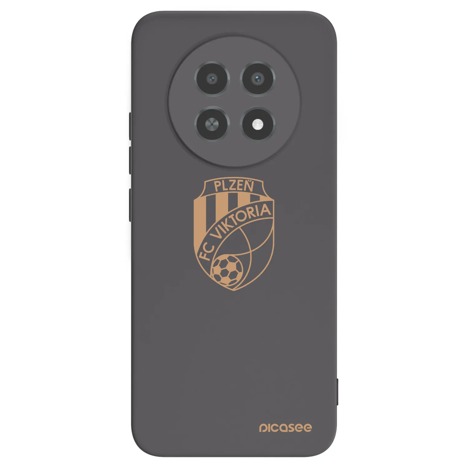 Picasee silikonový černý obal pro Realme 12X - FC Viktoria Plzeň I