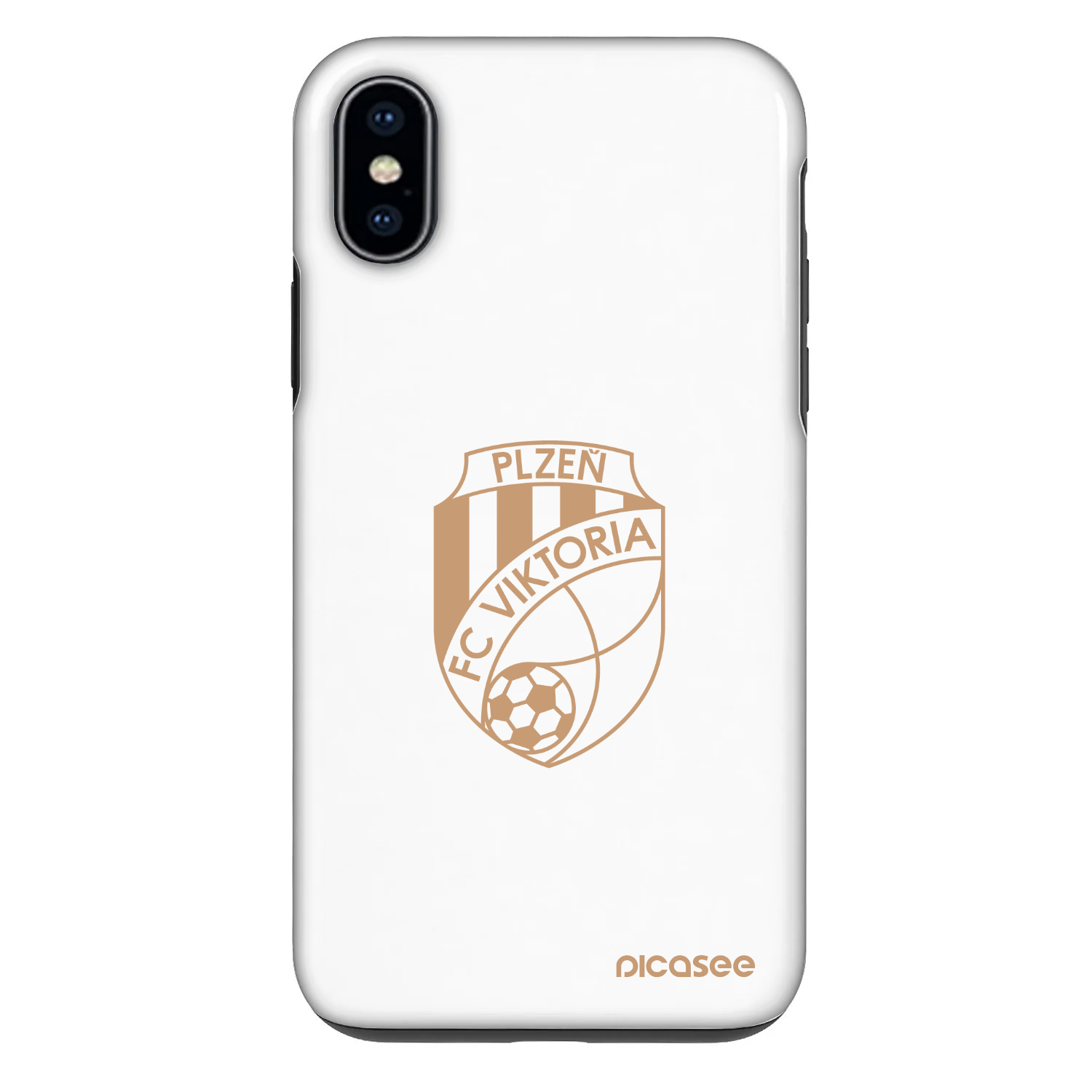 Picasee Fashion Case pro Apple iPhone X/XS - FC Viktoria Plzeň I