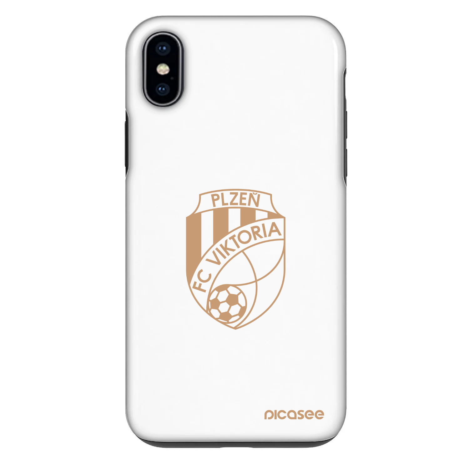 Picasee Fashion Case pro Apple iPhone XS Max - FC Viktoria Plzeň I