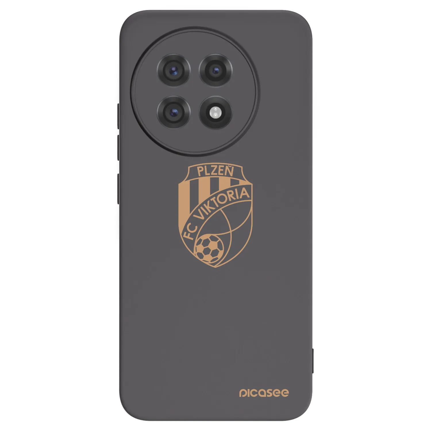 Picasee silikonový černý obal pro OnePlus 13R 5G - FC Viktoria Plzeň I