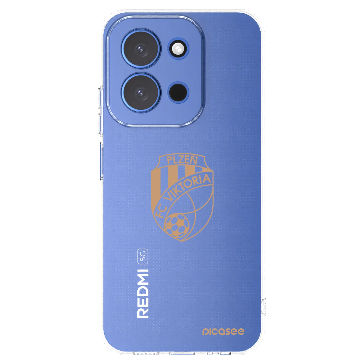 Picasee silikonový průhledný obal pro Xiaomi Redmi 15C 4G - FC Viktoria Plzeň I