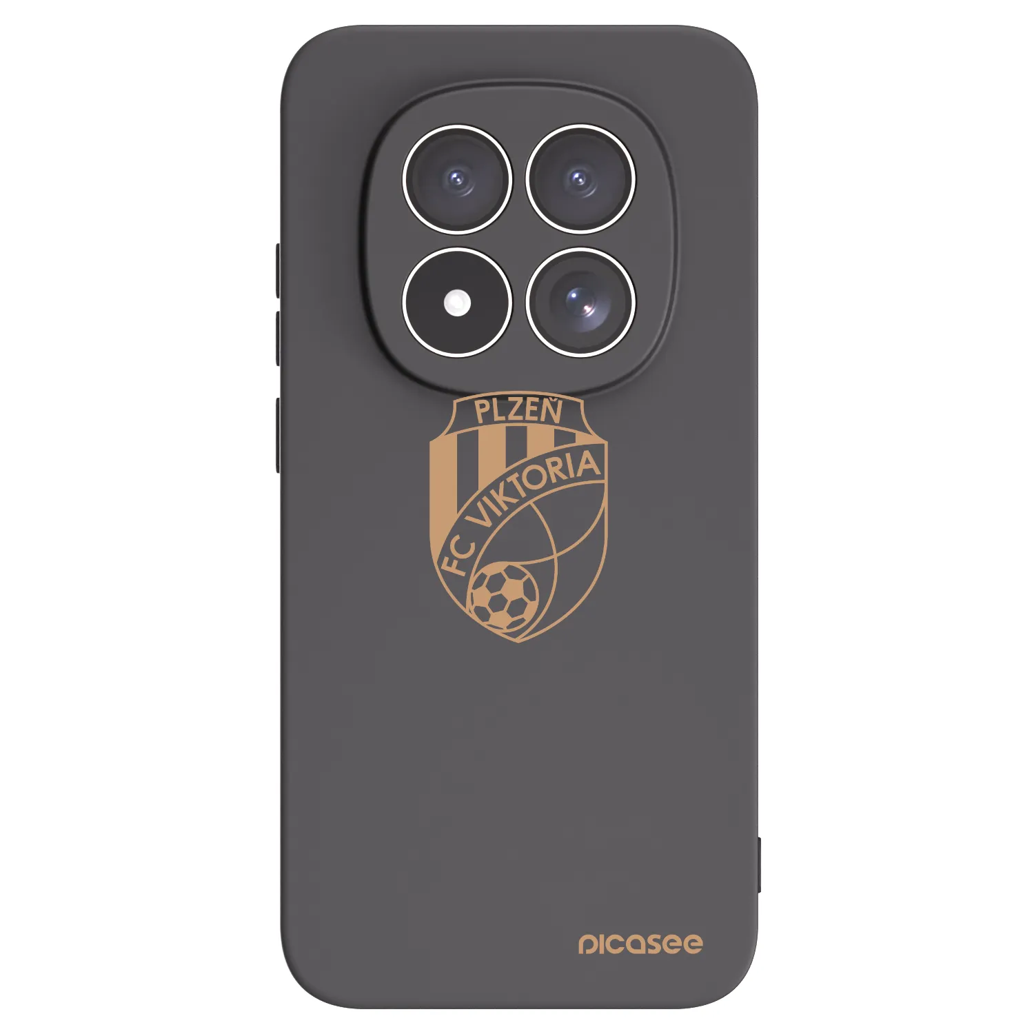 Picasee silikonový černý obal pro Xiaomi Redmi Note 15 Pro 4G - FC Viktoria Plzeň I