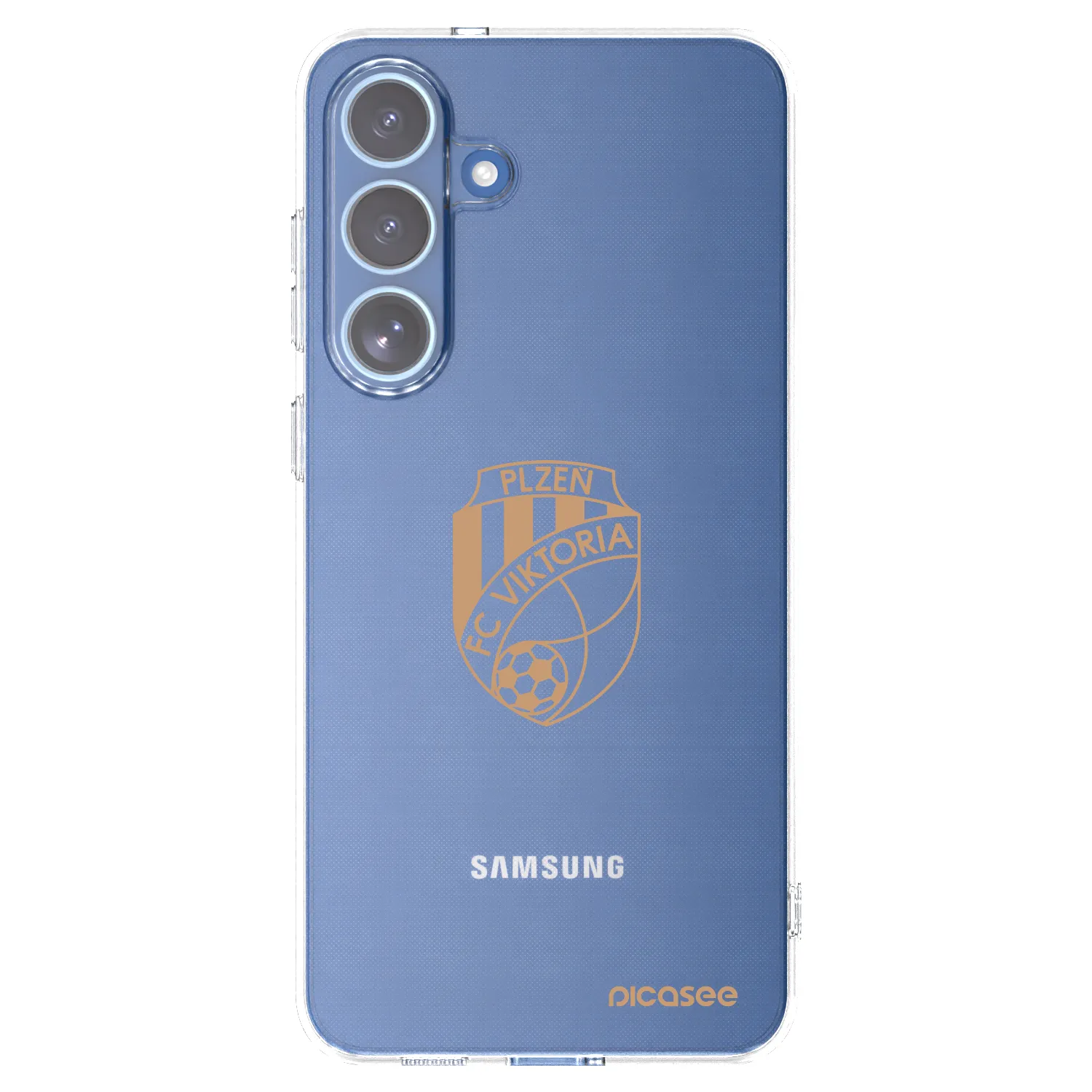 Picasee silikonový průhledný obal pro Samsung Galaxy S25 FE 5G - FC Viktoria Plzeň I