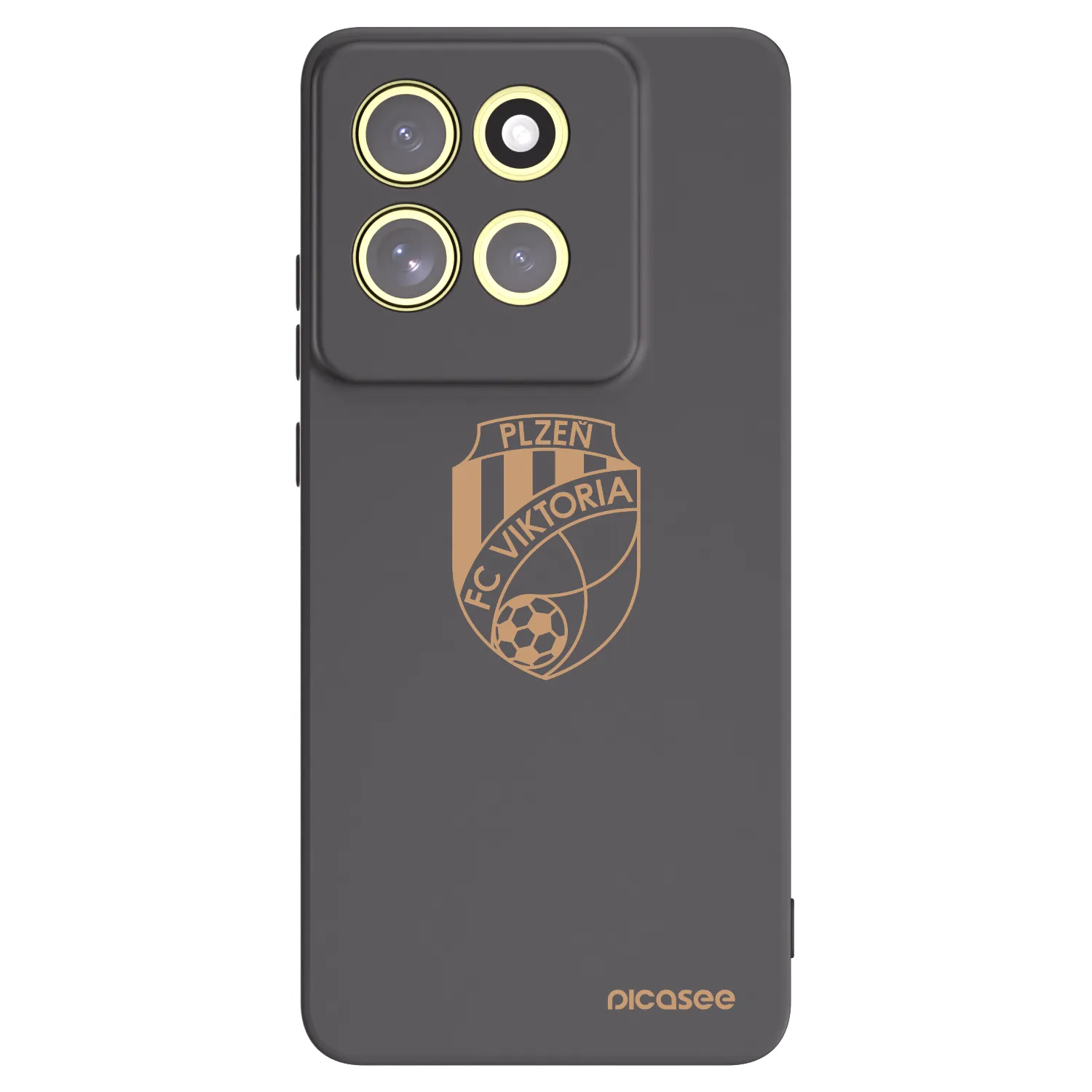 Picasee silikonový černý obal pro Motorola Moto G86 Power 5G - FC Viktoria Plzeň I